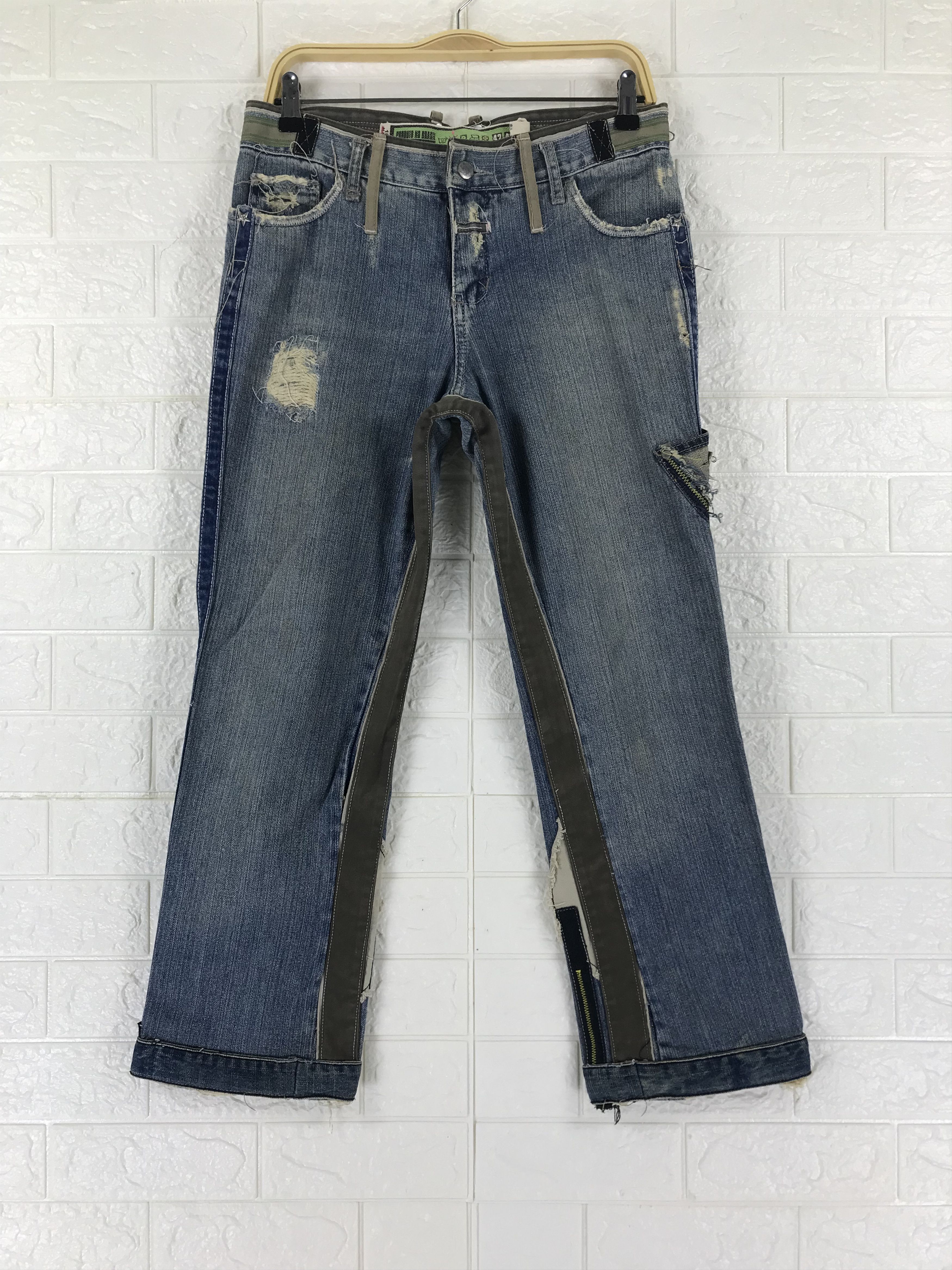 Japanese Brand Vintage Japanese Hybrid Stylish Jeans Size US 30 / EU 46 - 1 Thumbnail