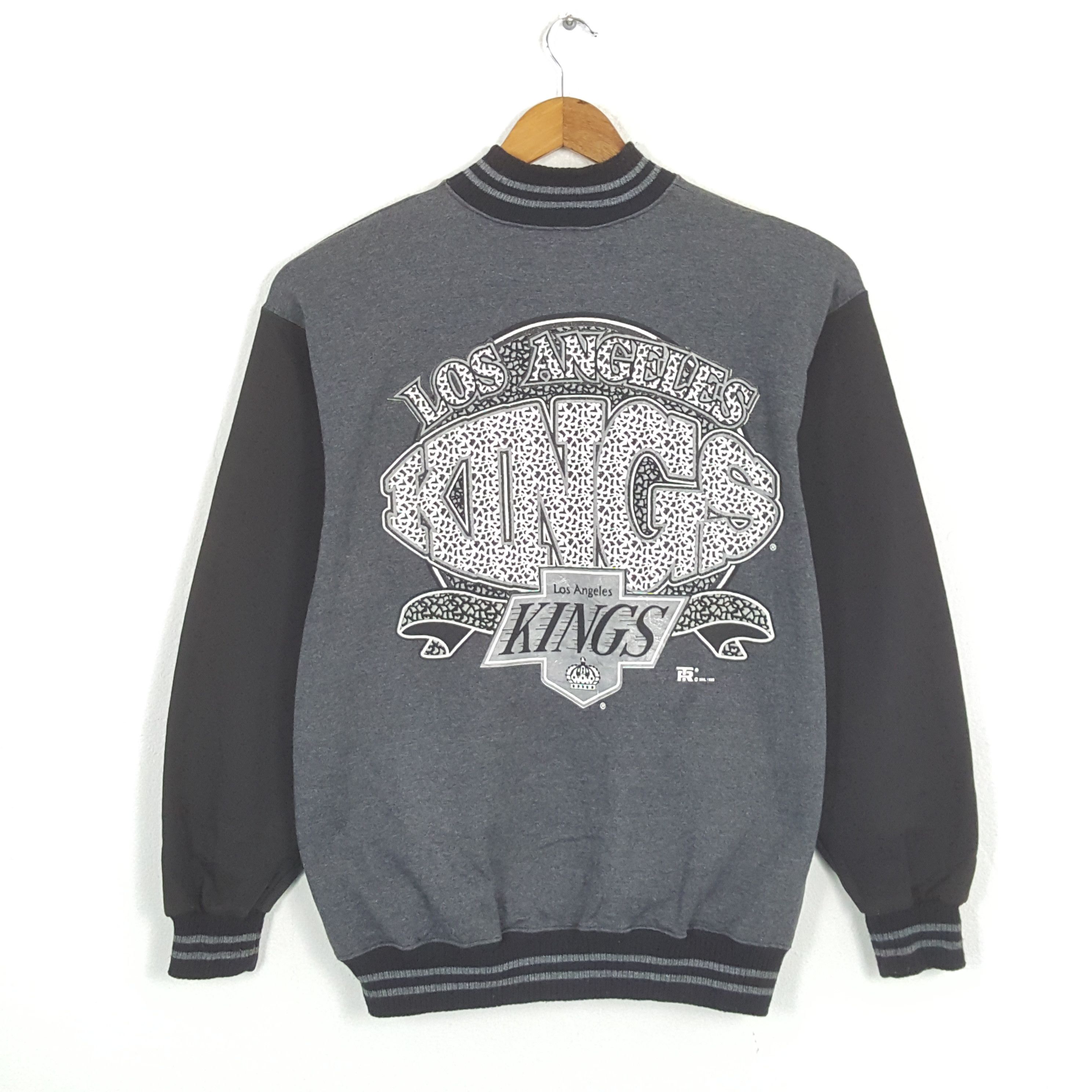 NHL × Vintage Vintage LOS ANGELES KINGS NHL Team Varsity Jacket Size US L / EU 52-54 / 3 - 1 Thumbnail