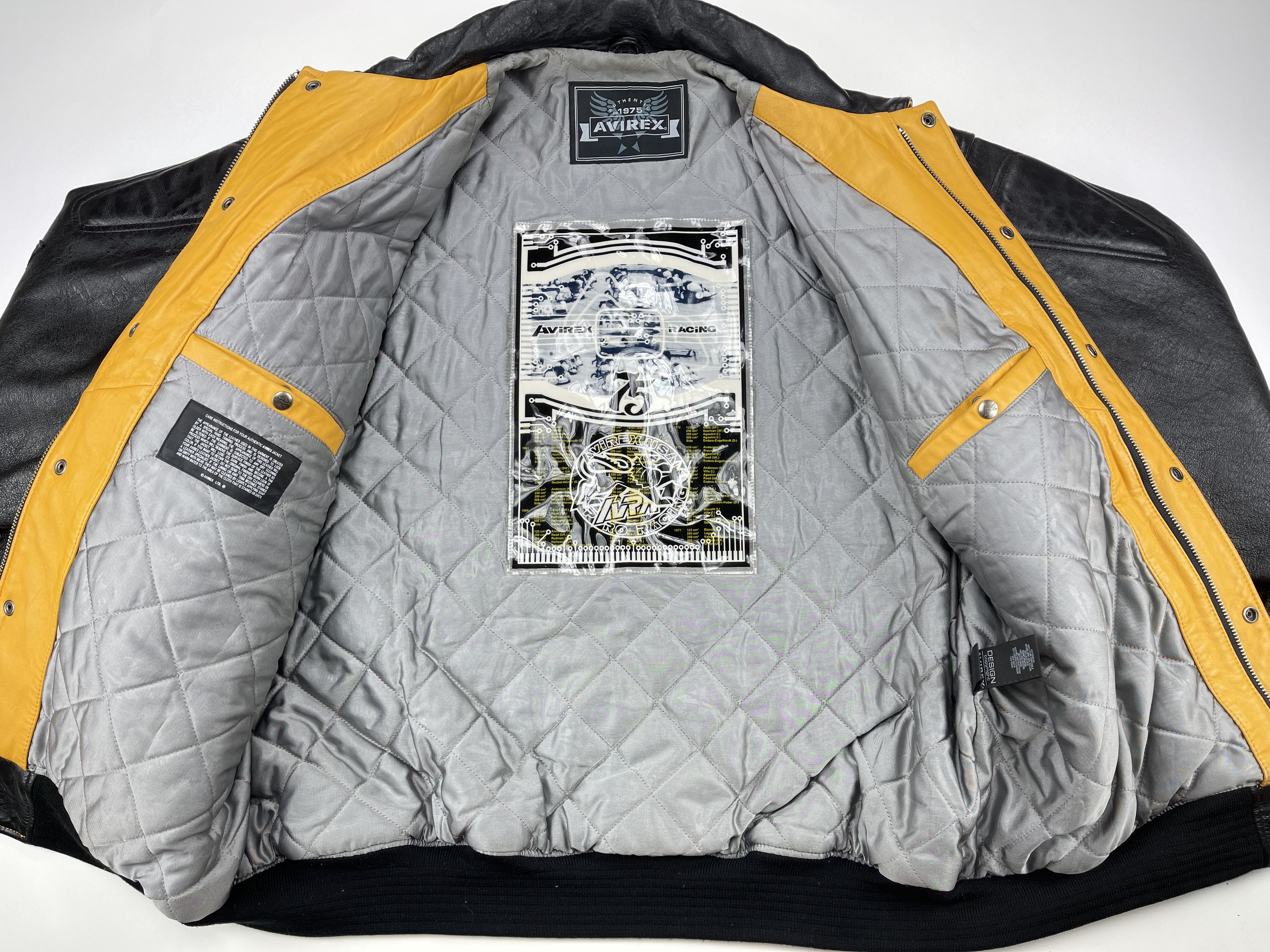 Avirex AVIREX leather jacket, 25th Racing, vintage, 90s hip hop XXL Size US XXL / EU 58 / 5 - 15 Thumbnail