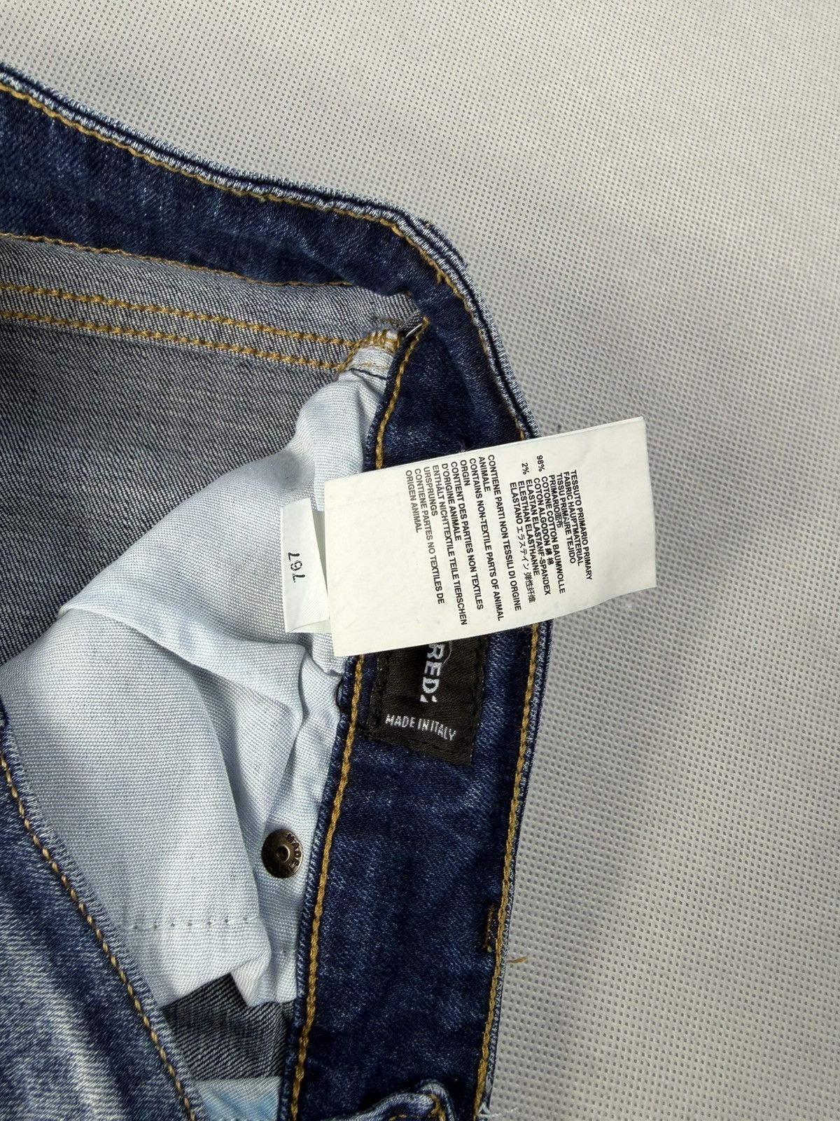 Dsquared2 Dsquared2 Blue Denim Pants with Rips Size US 32 / EU 48 - 3 Thumbnail