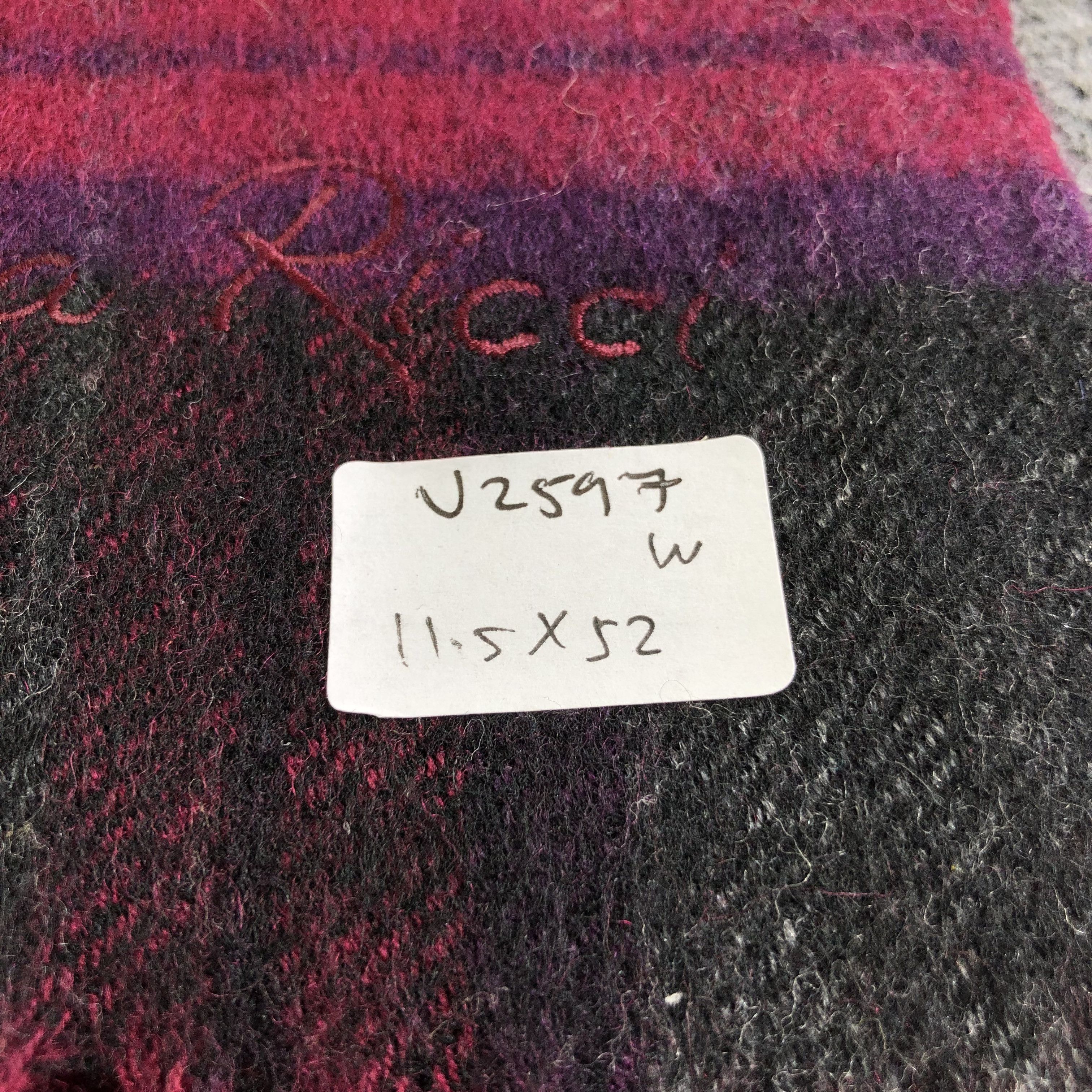 Nina Ricci Nina Ricci Tartan Wool Scarf Muffler Neckwear V2597 Size ONE SIZE - 7 Thumbnail