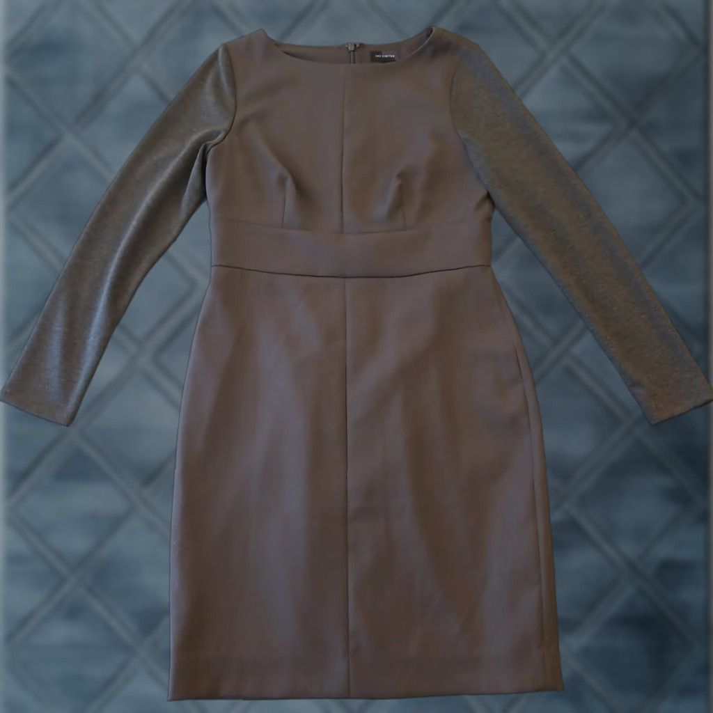 Vintage The Limited Dress Pencil Dress Womens Regular Knee Length Gray Long Sleeve Lined Size 6 Size M / US 6-8 / IT 42-44 - 1 Thumbnail