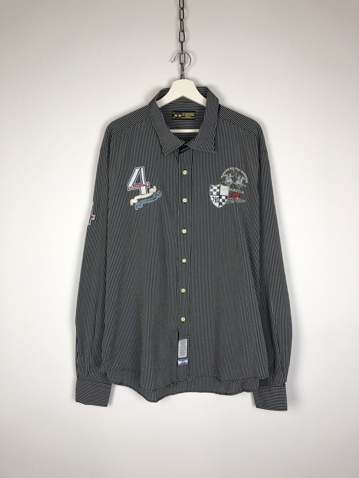 La Martina La Martina Saddlery Shirt Striped size XL Size US XL / EU 56 / 4 - 1 Thumbnail
