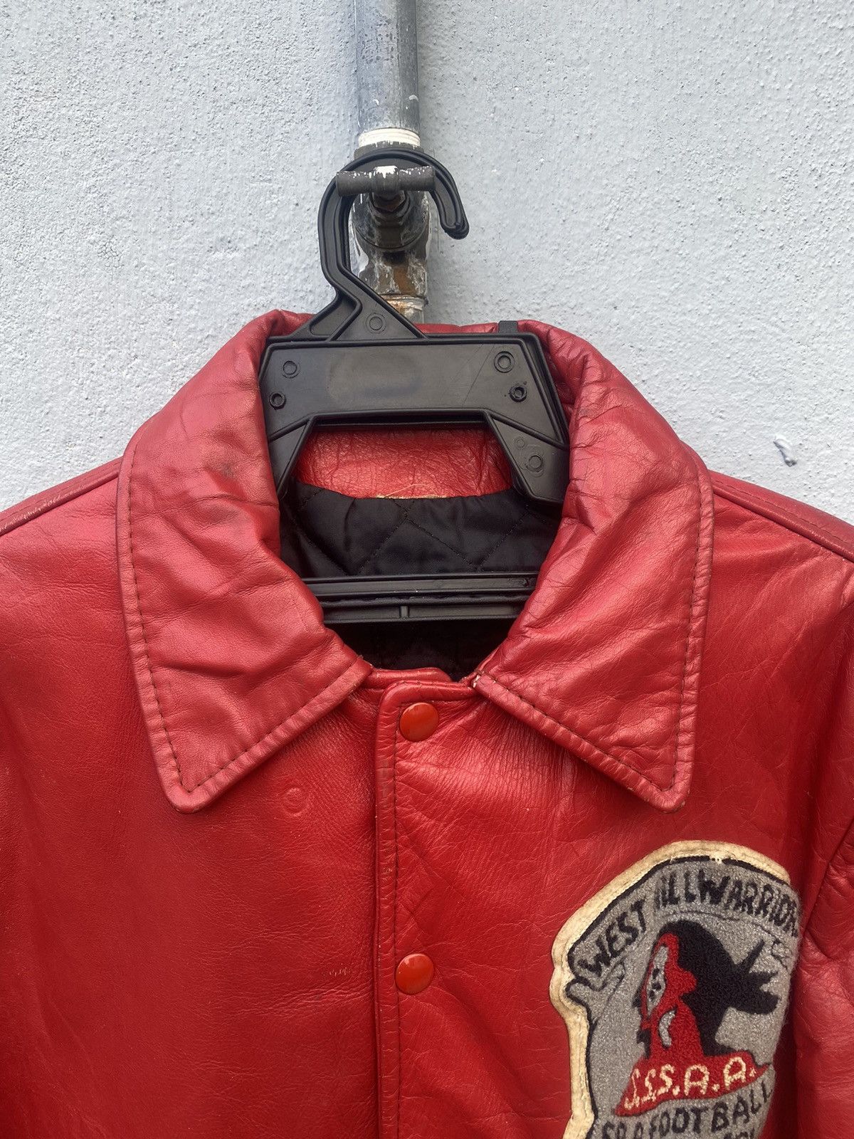 Vintage Vintage 81’ West Hill Football Leather Jacket Size US M / EU 48-50 / 2 - 4 Thumbnail