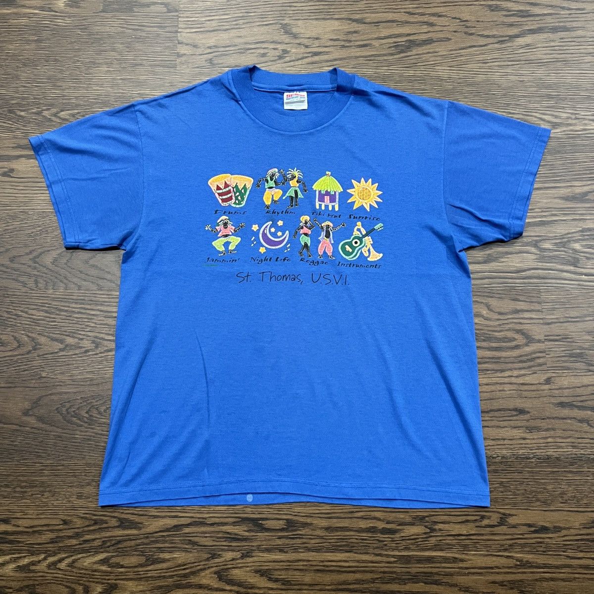 Vintage Vintage 90s St Thomas Virgin Islands tourist shirt Size US L / EU 52-54 / 3 - 1 Thumbnail