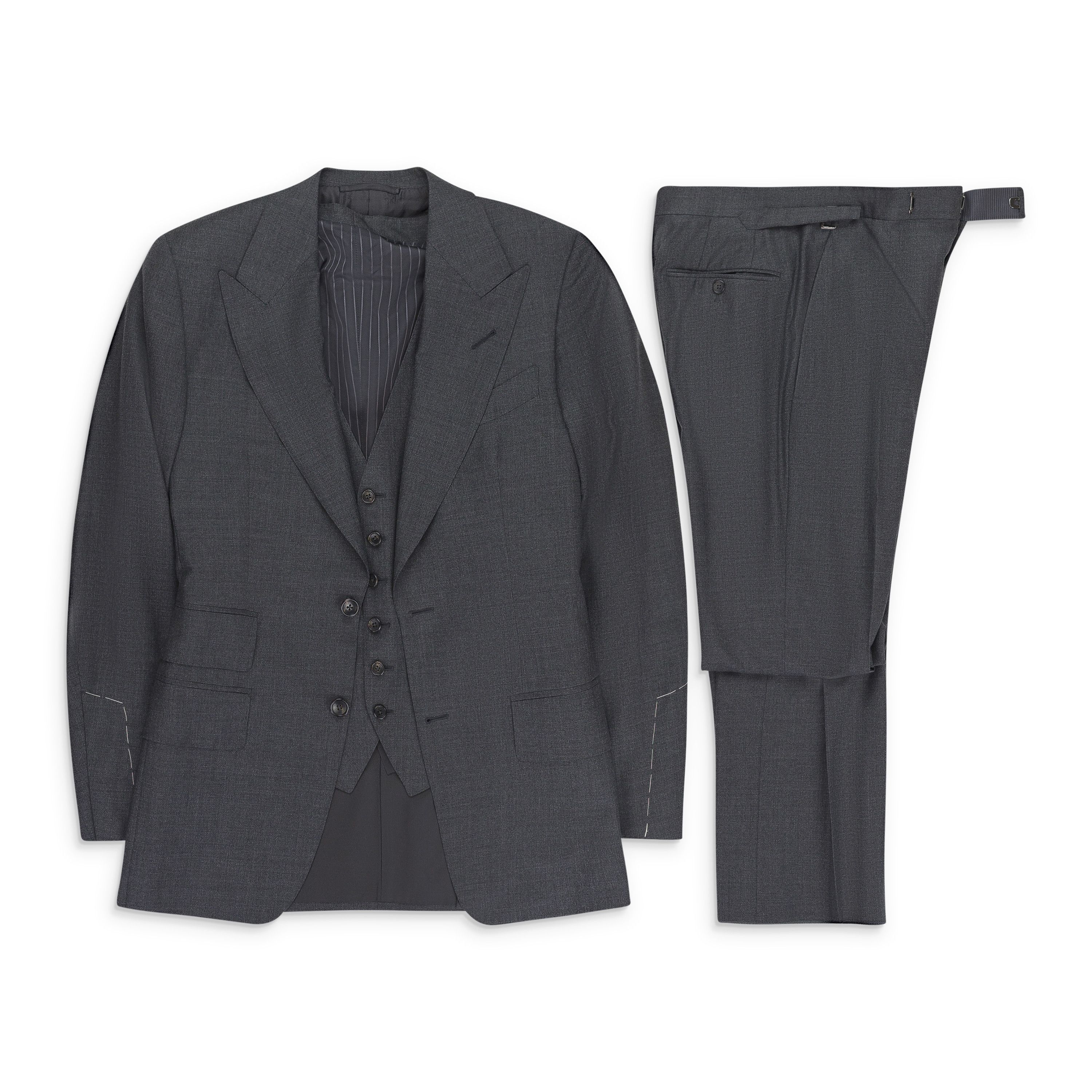 Tom Ford GREY THREE PIECE SUIT SIZE 44R