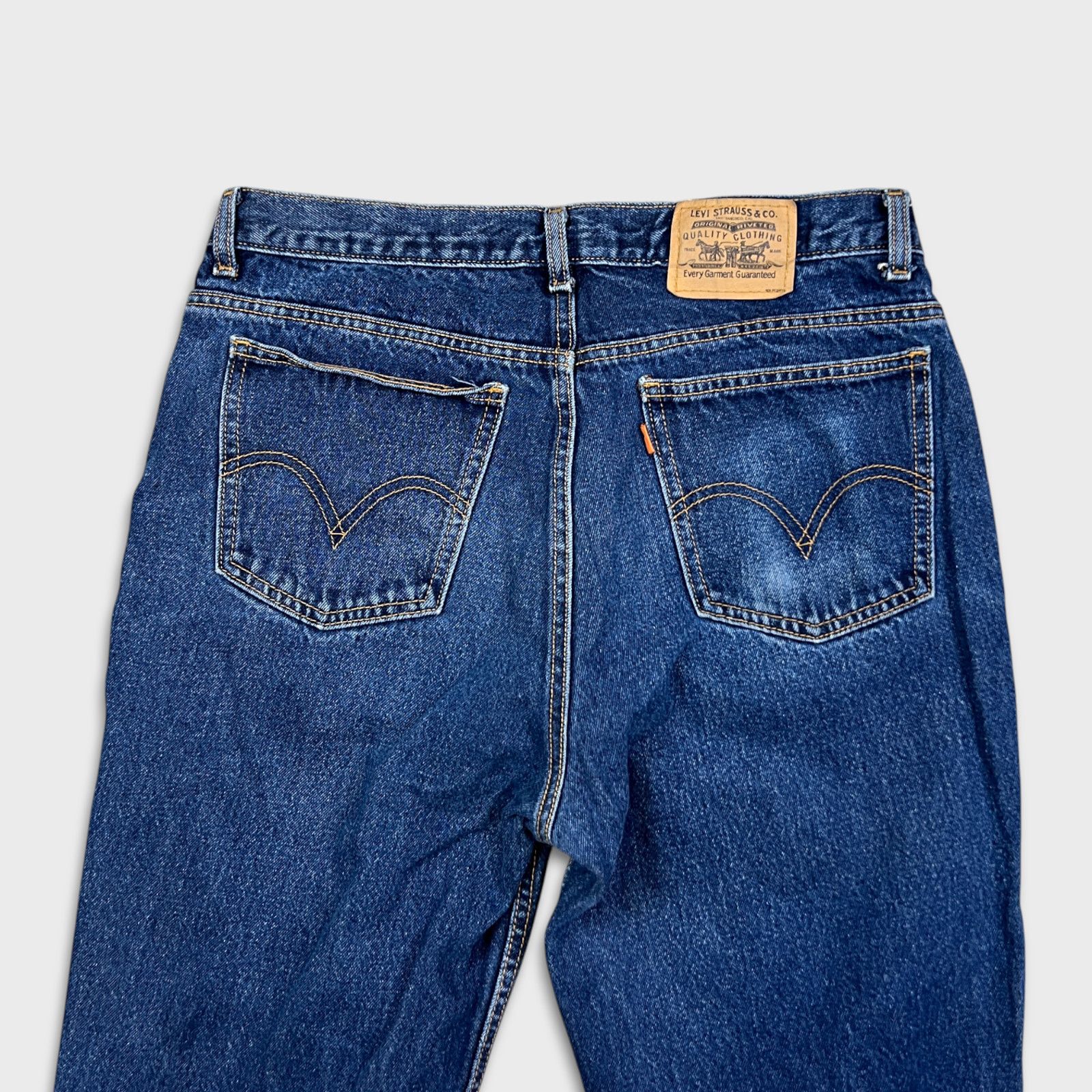 Levi's × Vintage Vintage 2004 Levi's Jeans 34x33 Blue Orange Tab Denim Pants Size US 34 / EU 50 - 6 Thumbnail