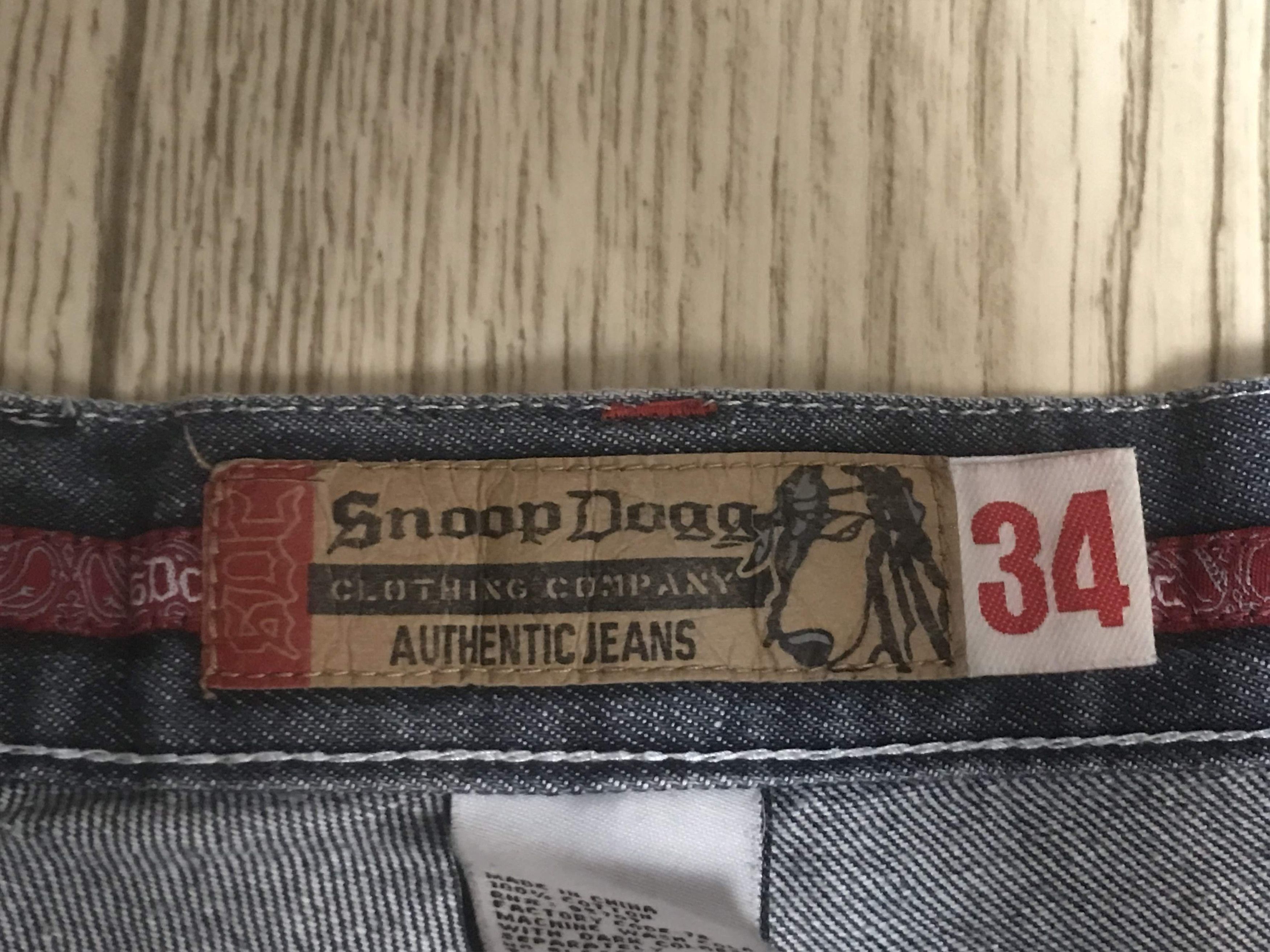 Snoop Dogg Snoop Dogg Y2K Baggy Jeans Rare Graphic Pocket, 34 Size US 34 / EU 50 - 9 Thumbnail