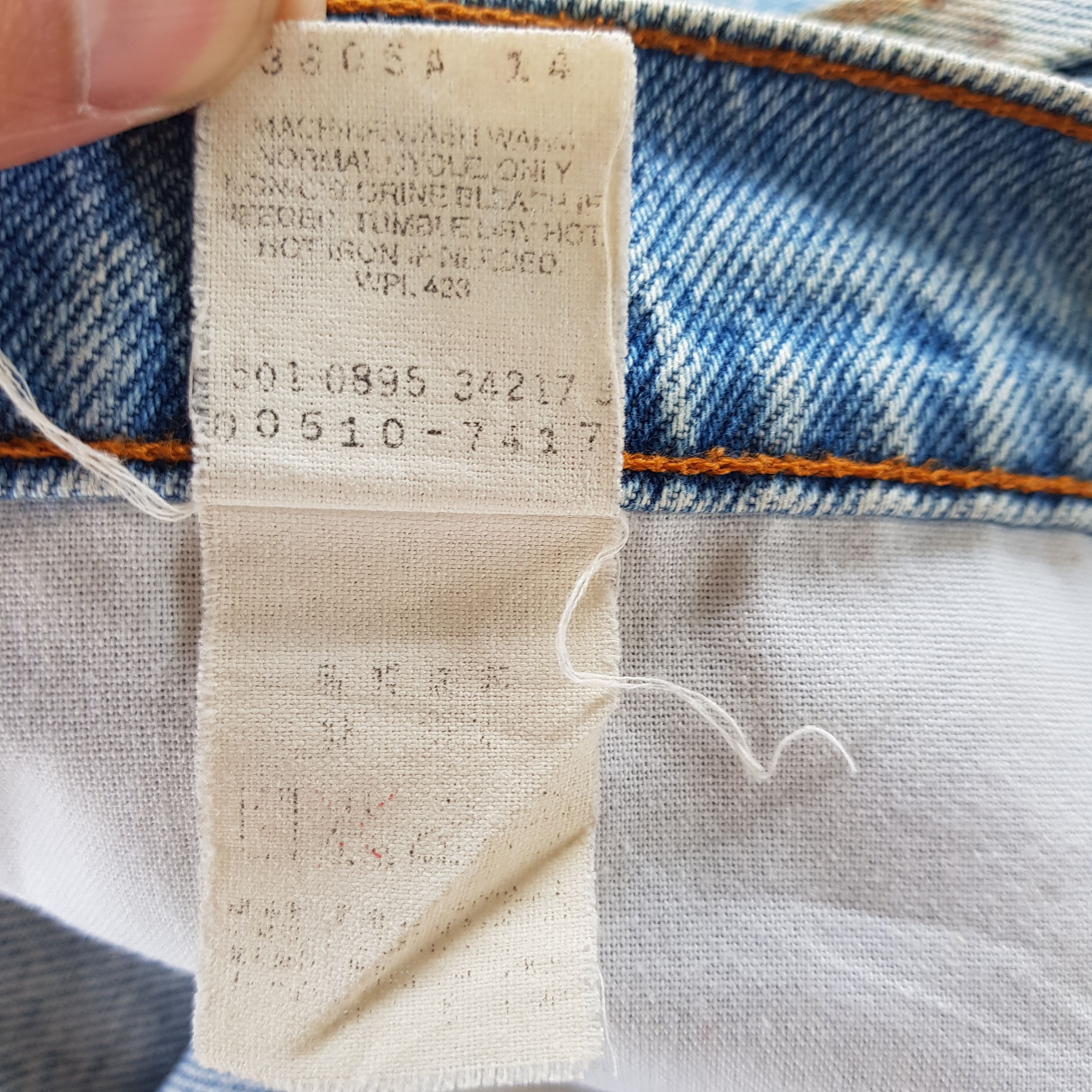 Levi's Vintage Levi's Sun Faded Jeans Dirty Levi's 510 Denim Pants Size US 32 / EU 48 - 10 Thumbnail