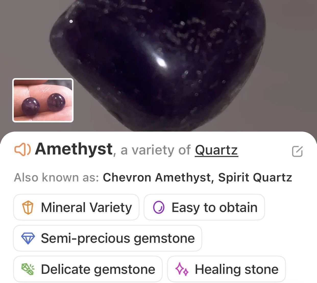 Handmade Handcrafted genuine amethyst dragon vein earrings Size ONE SIZE - 5 Thumbnail