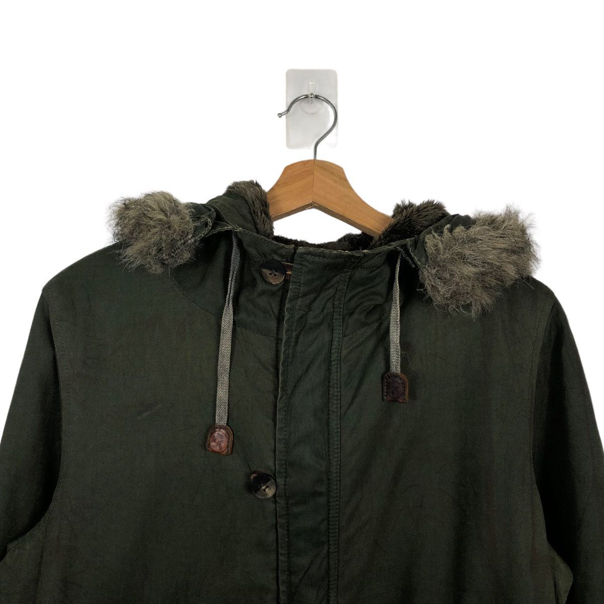 Japanese Brand 🔥VINTAGE MILITARY DESIGN SURVIVAL JACKET R 45RPM JAPAN Size US M / EU 48-50 / 2 - 3 Thumbnail