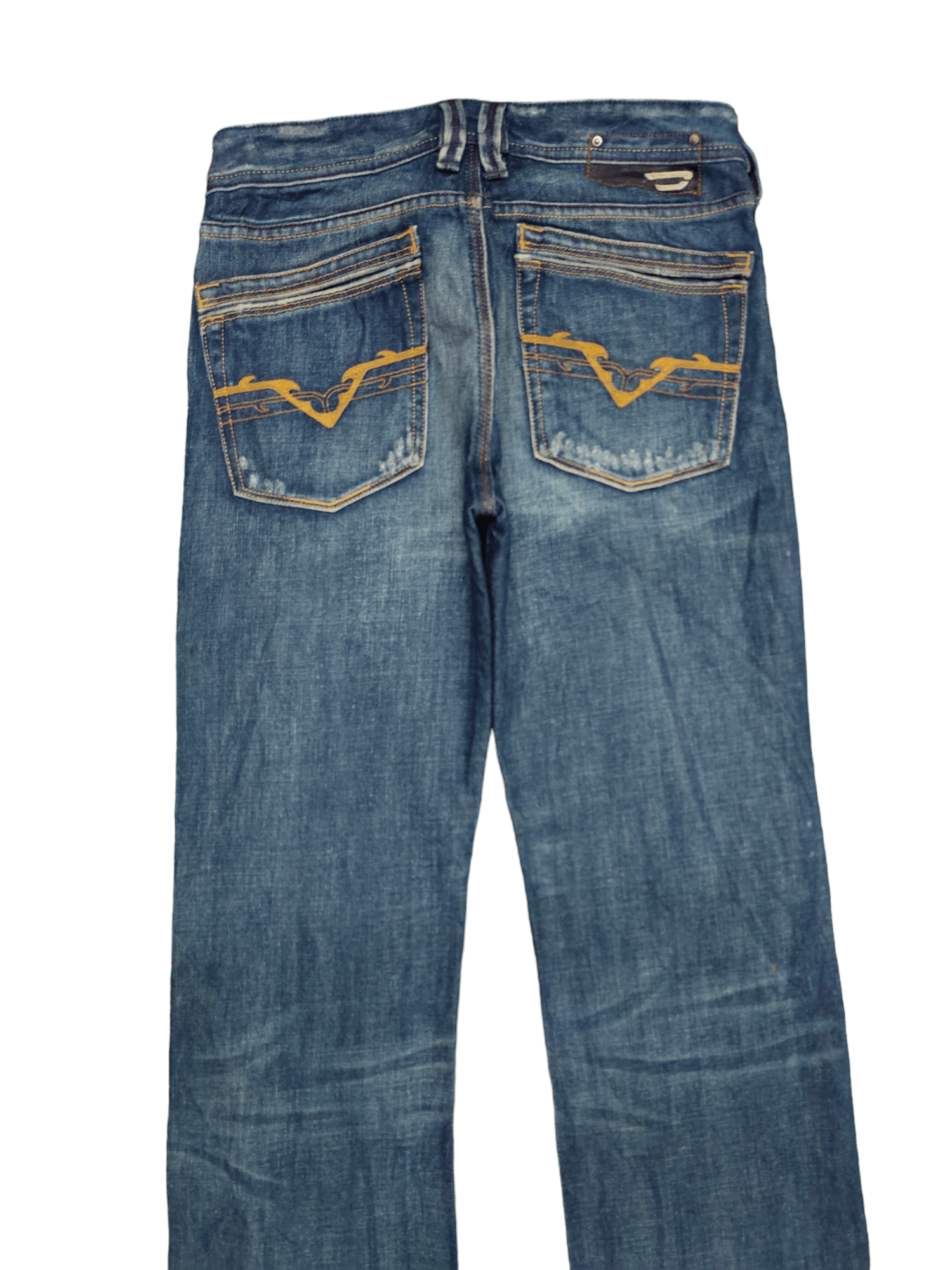 Diesel Vintage Diesel Distress Faded Clawmark Denim Jeans Size US 29 - 3 Thumbnail