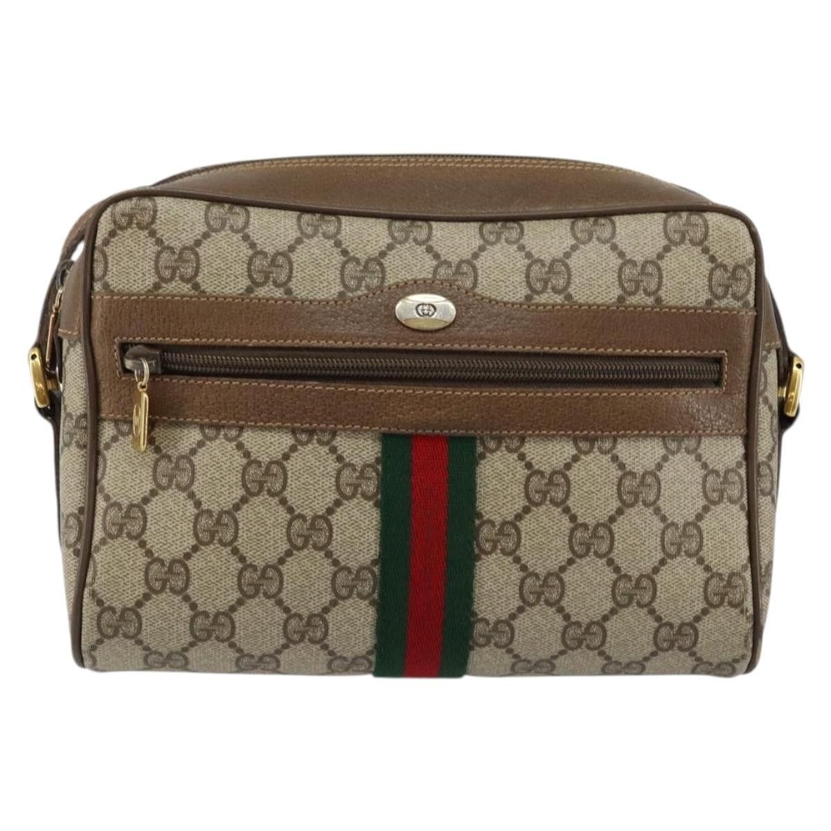 Gucci Ophidia Shoulder Bag GG Coated Canvas
