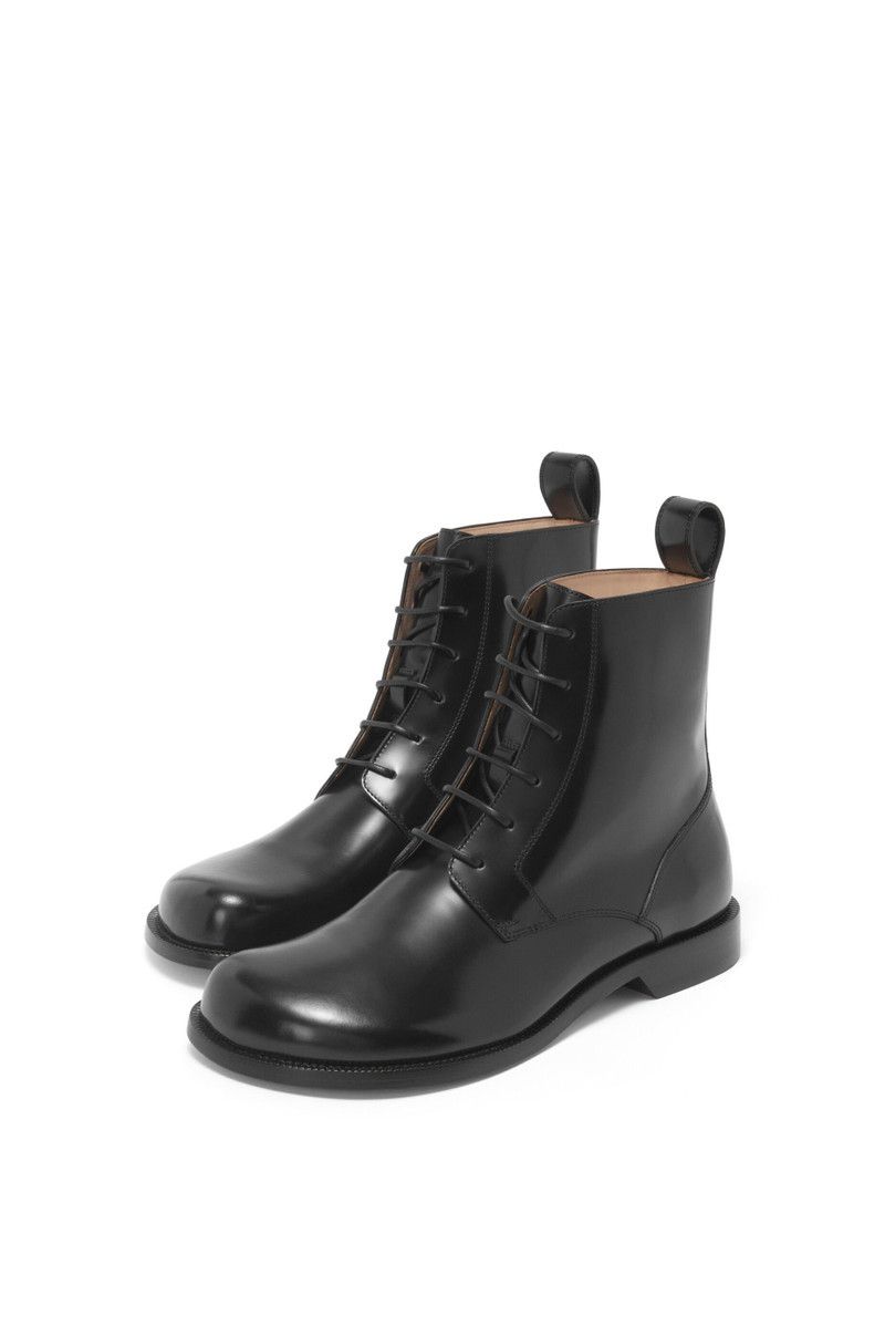 Loewe o1in1g0426 Campo Ankle Boots in Black Size US 7 / IT 37 - 2 Thumbnail