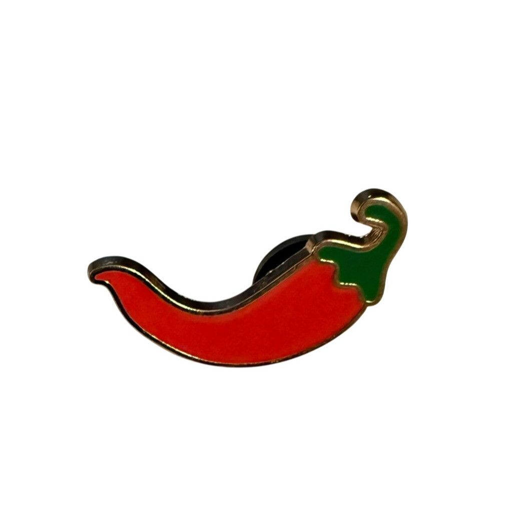 Other Set Of 3 Fun Food-Themed Enamel Pins: Chili Pepper Happy Bro Size ONE SIZE - 2 Thumbnail