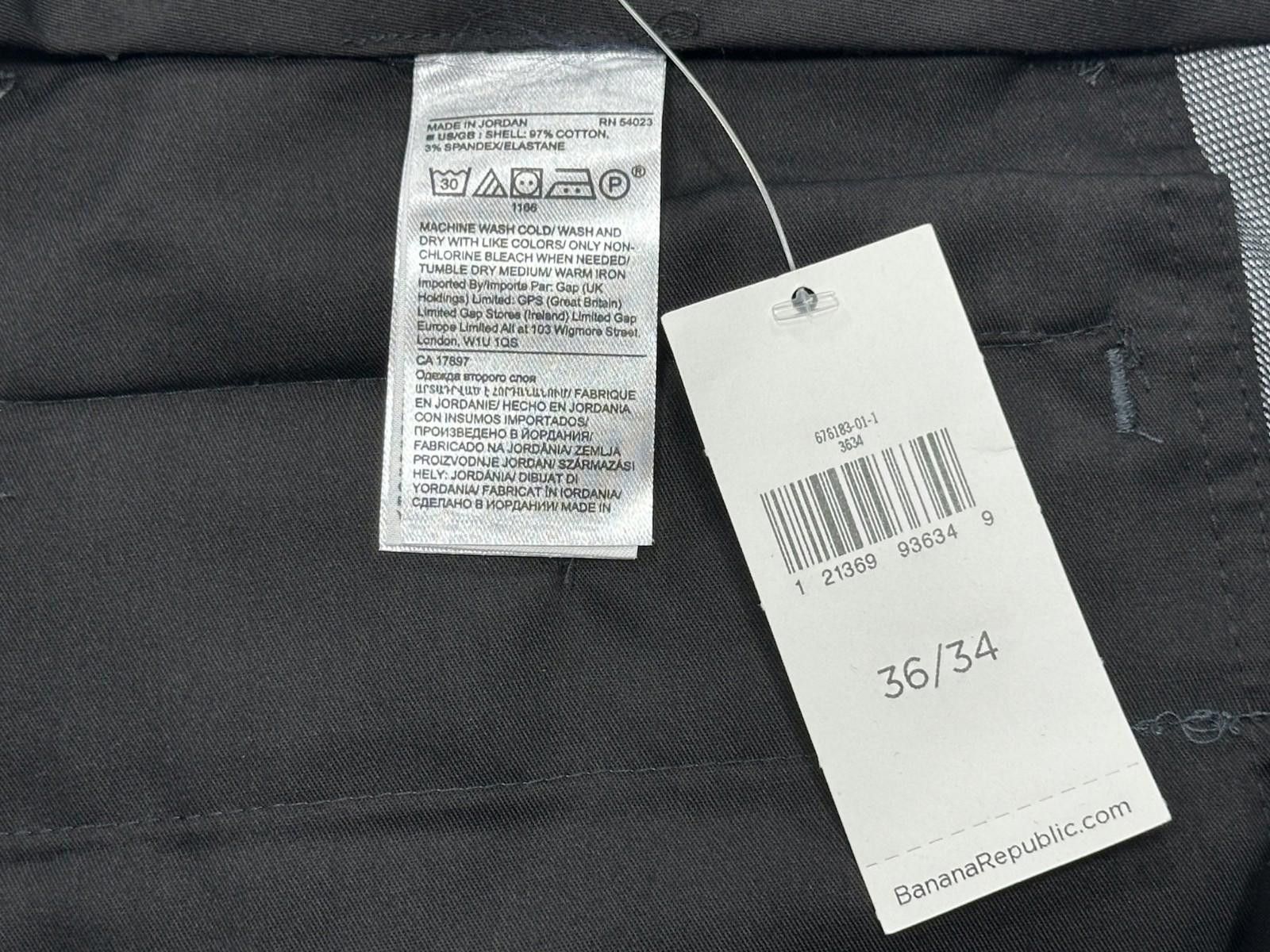 Banana Republic Banana Republic Stretch Slim Fit Dress Pants Gray Mens 36/34 Size US 36 / EU 52 - 7 Thumbnail