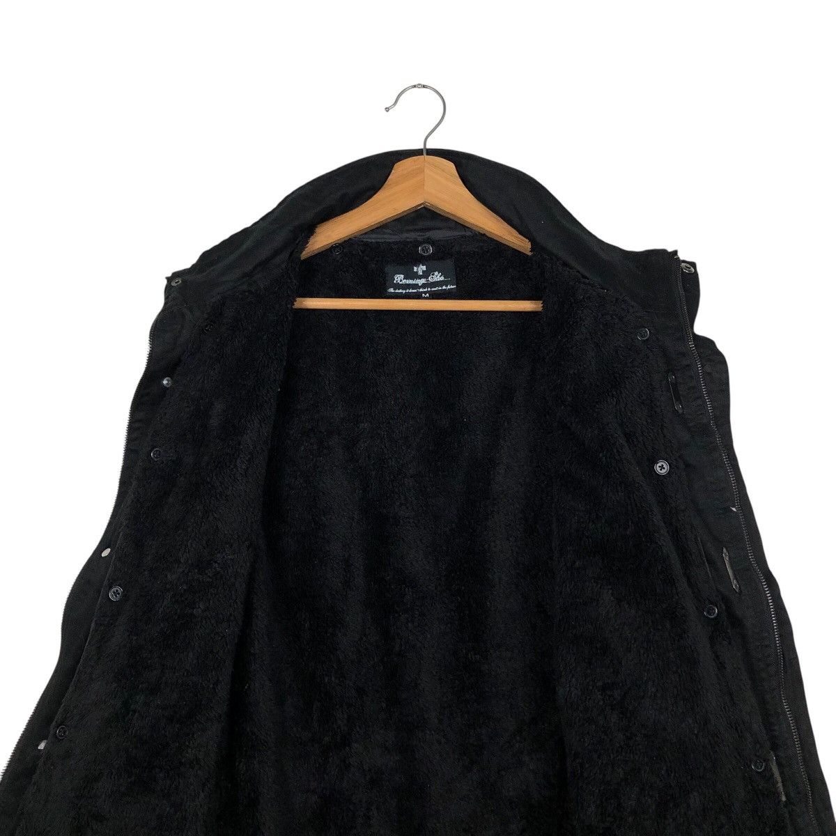Japanese Brand 📌Buckle Biker Jacket Chore Bearning Sho Fur Blanket Punk Size US M / EU 48-50 / 2 - 15 Thumbnail