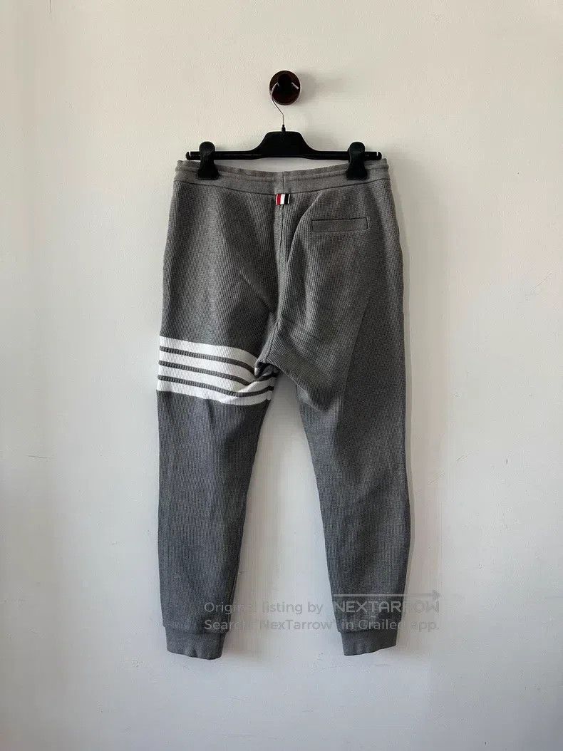 Thom Browne Thom Browne size 1 Grey Waffle Sweatpants Size US 27 - 2 Thumbnail
