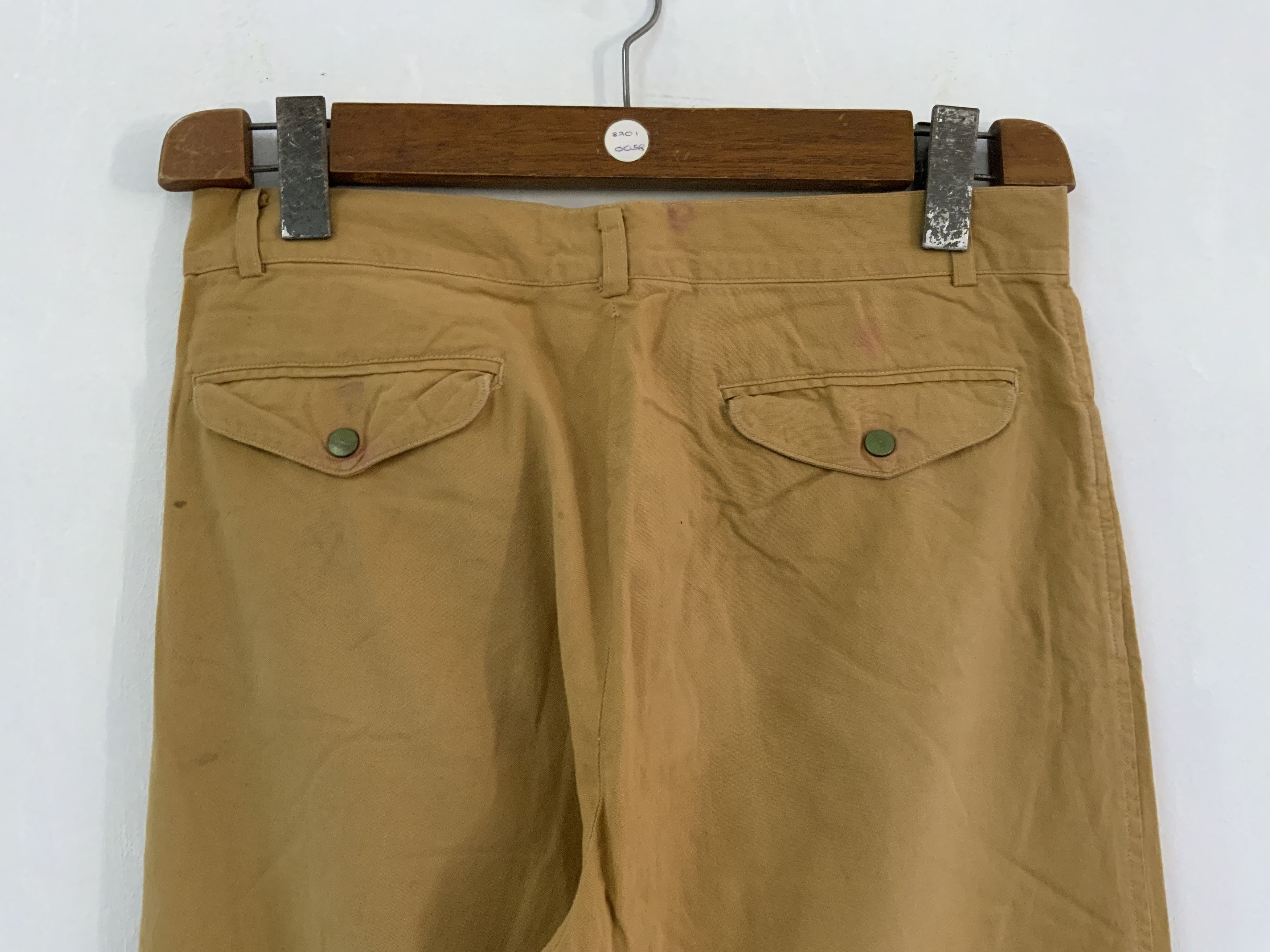 Unsound Rags Clever Pigeon Double Knee Faded Khaki Pant Size US 30 / EU 46 - 6 Thumbnail