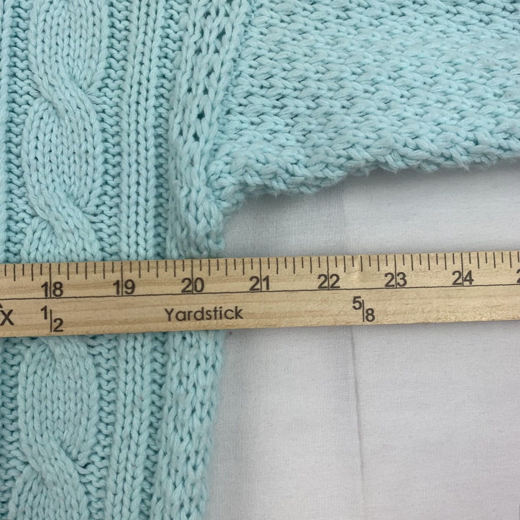 Vintage Vintage Carriage Court Sport Sweater Womens Medium Light Blue Knitted Pullover Size M / US 6-8 / IT 42-44 - 7 Thumbnail