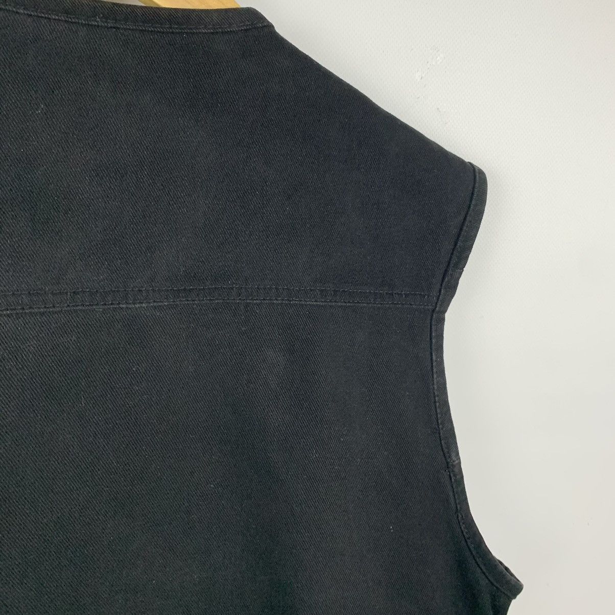 Marlboro Classics MARLBORO CLASSICS Vintage Quarter Zips Vest Jacket Black 90s Size US XXL / EU 58 / 5 - 11 Thumbnail