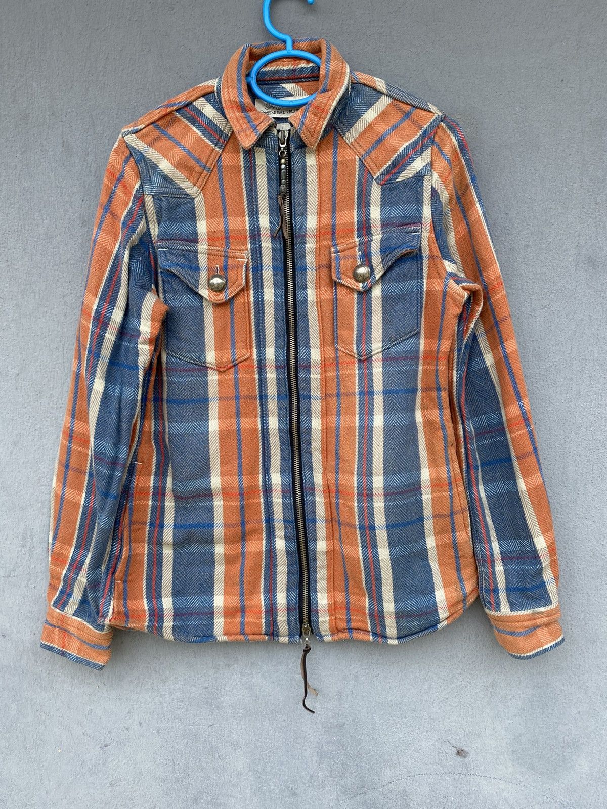 Remi Relief REMI RELIEF FLANNEL PLAID WESTERN JACKET STYLE Size S / US 4 / IT 40 - 2 Thumbnail
