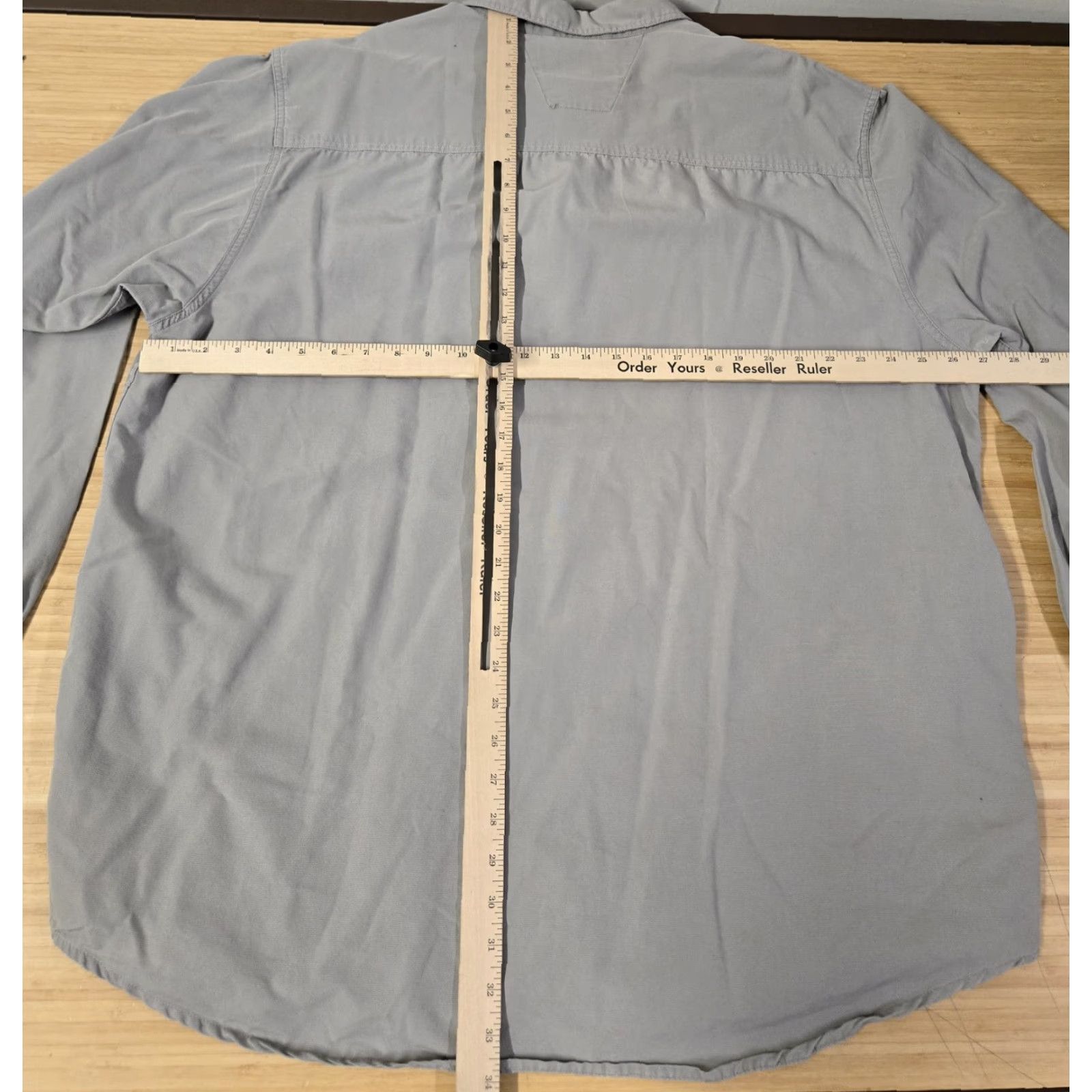 Harley Davidson Harley-Davidson Shirt 2XL Mens Gray Button Up Long Sleeve Logo Pocket Casual Size US XXL / EU 58 / 5 - 8 Thumbnail