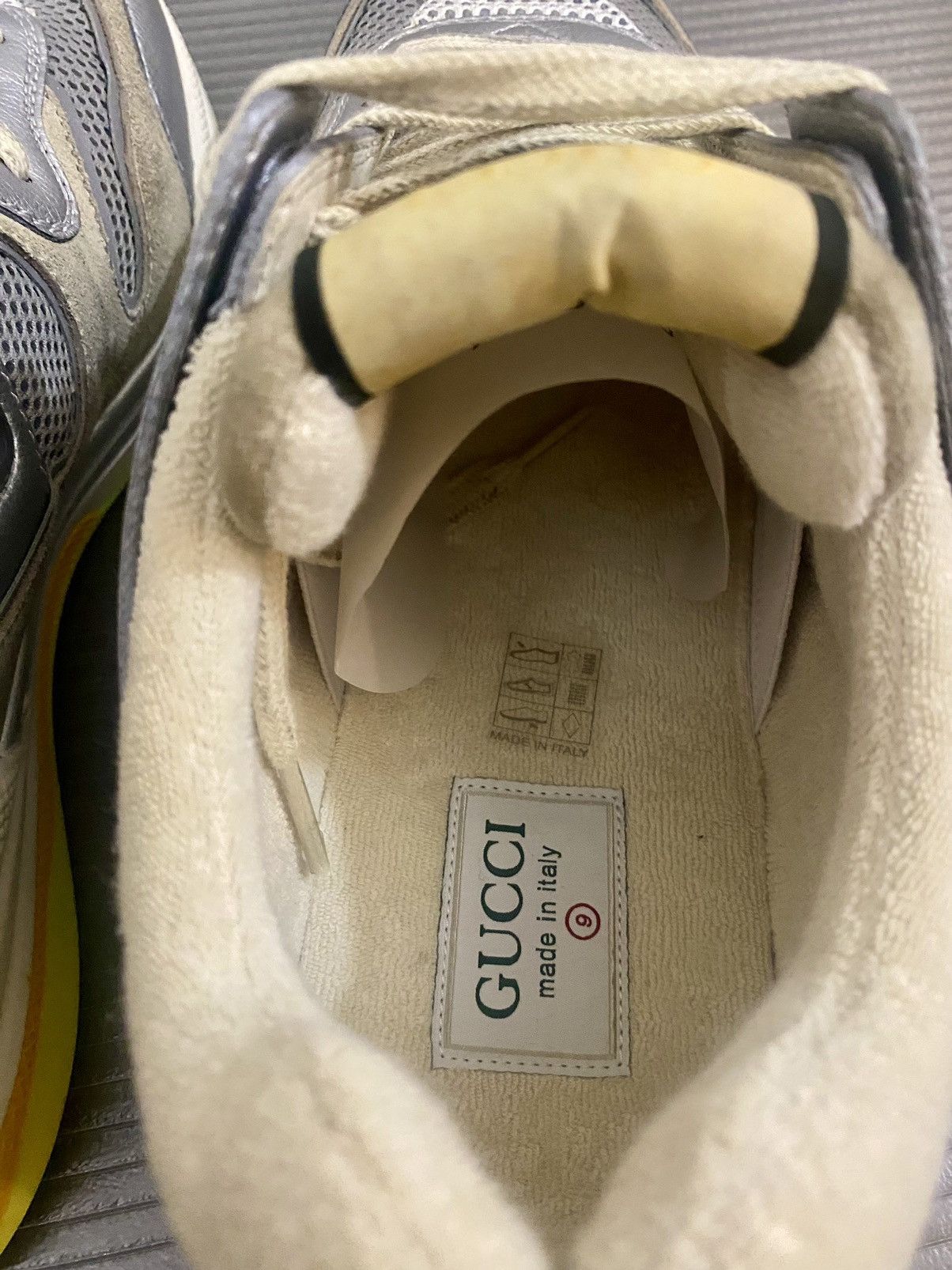 Gucci Gucci 🇮🇹 Lavaredo Fab grey Ultrapace sneakers 9uk NEW Size US 10 / EU 43 - 2 Thumbnail