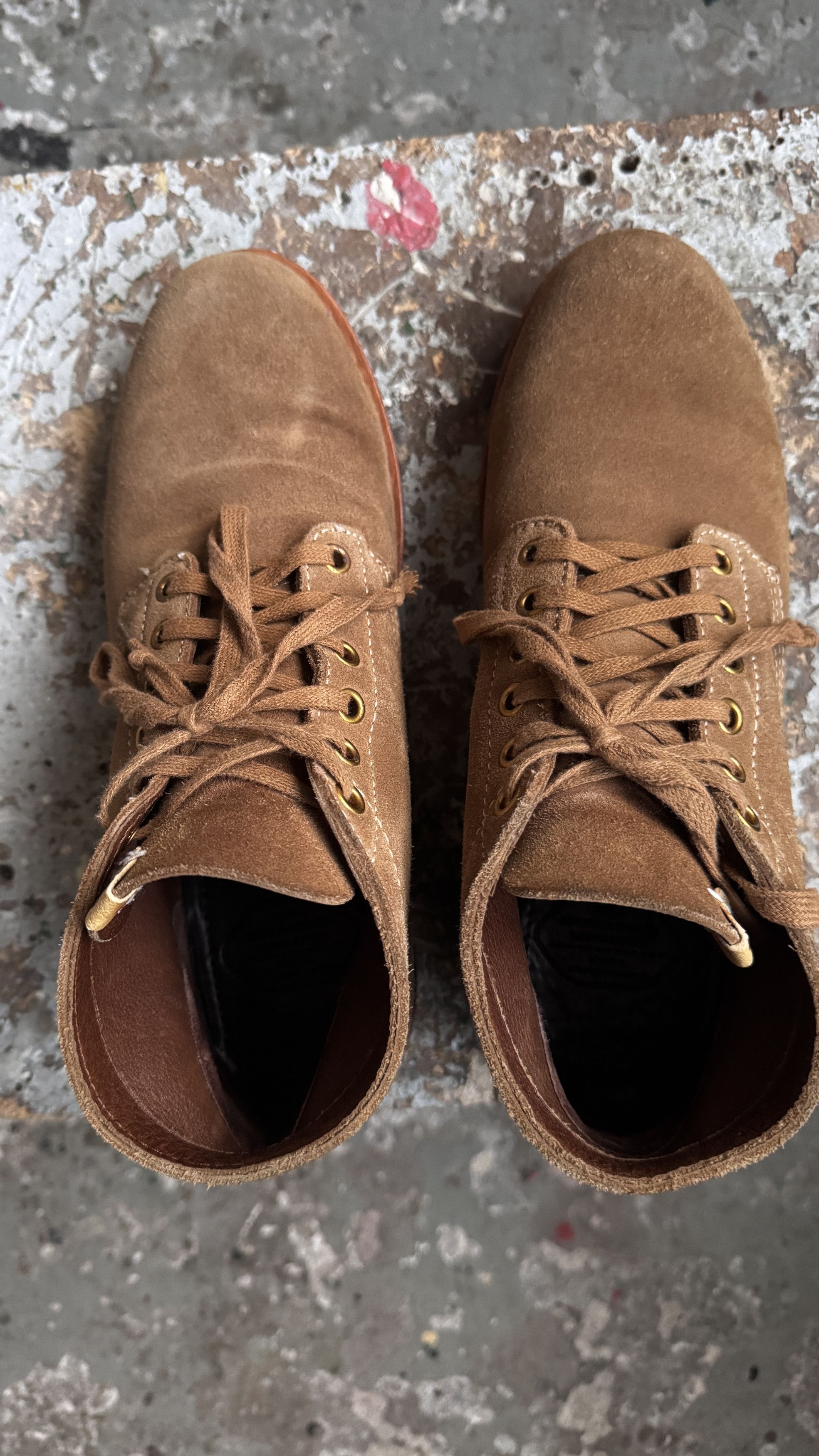 Visvim aa . US9 . BRIGADIER BOOTS MID-FOLK . CAMEL Size US 9 / EU 42 - 3 Thumbnail