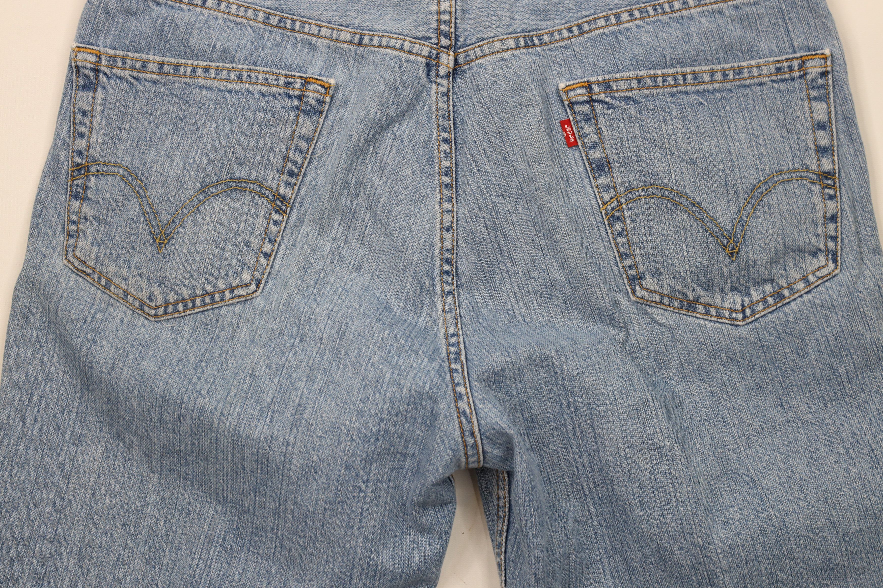 Levi's × Vintage Vintage Y2K Levis 505 Denim Jean Shorts Jorts Blue Cotton Size US 36 / EU 52 - 10 Thumbnail
