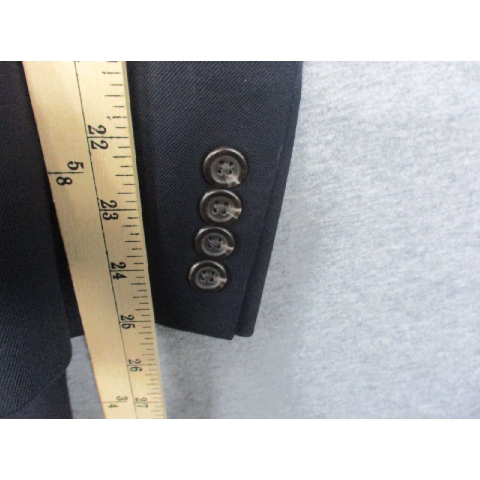 Ralph Lauren Lauren Ralph Lauren Blazer Men 42R Navy Blue Wool Sport Coat Jacket Size 42R - 7 Thumbnail