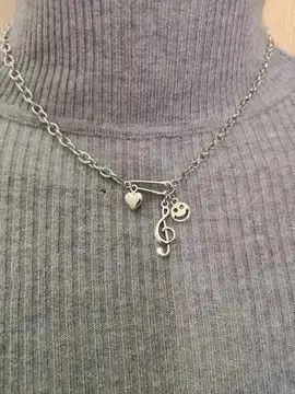 Japanese Brand Smiling Face Vintage Necklace chain pendent Size ONE SIZE - 1 Thumbnail