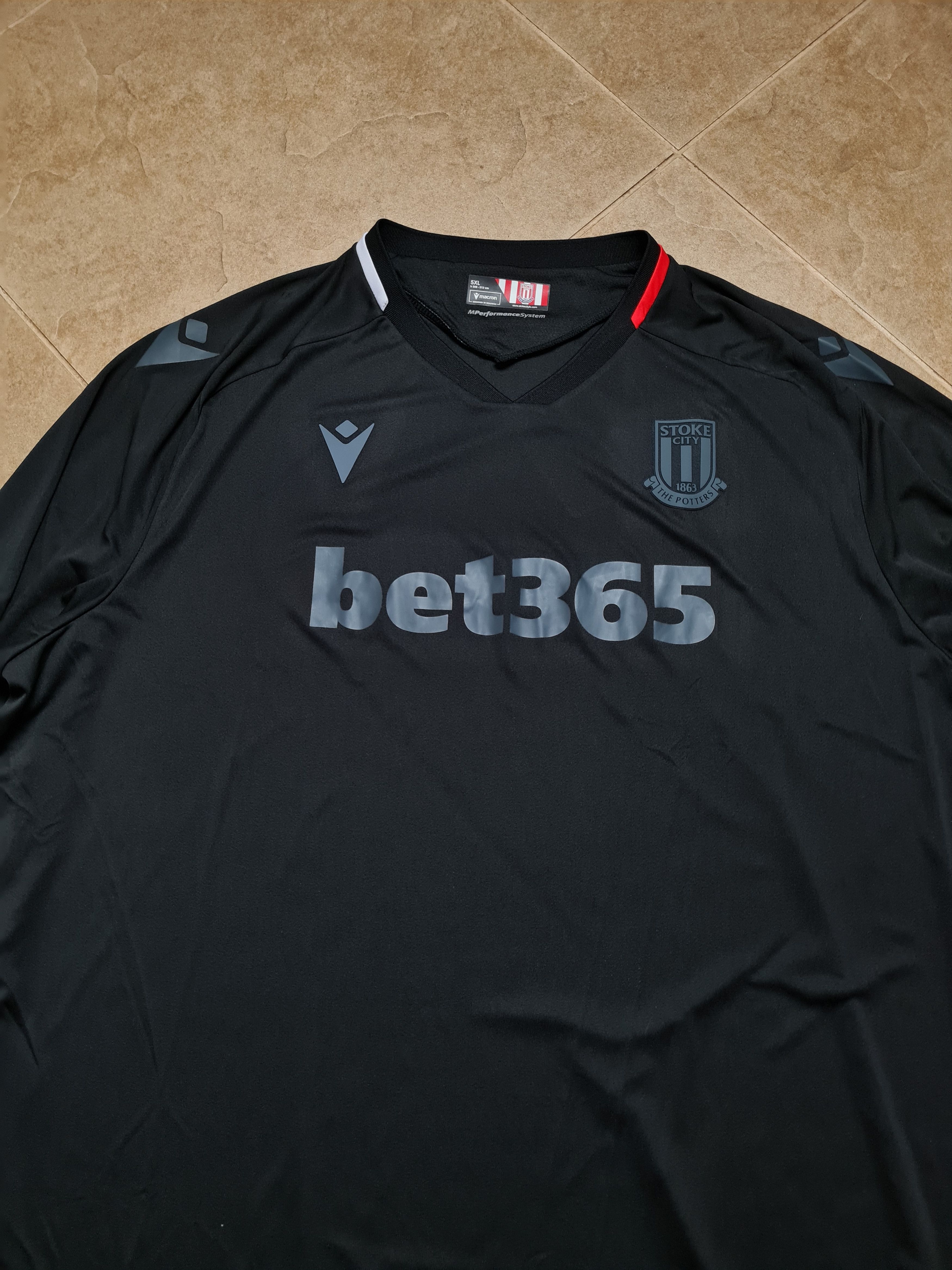 Macron Training Jersey 2024-25 Stoke City Macron Away Soccer Shirt Size US XXL / EU 58 / 5 - 13 Thumbnail