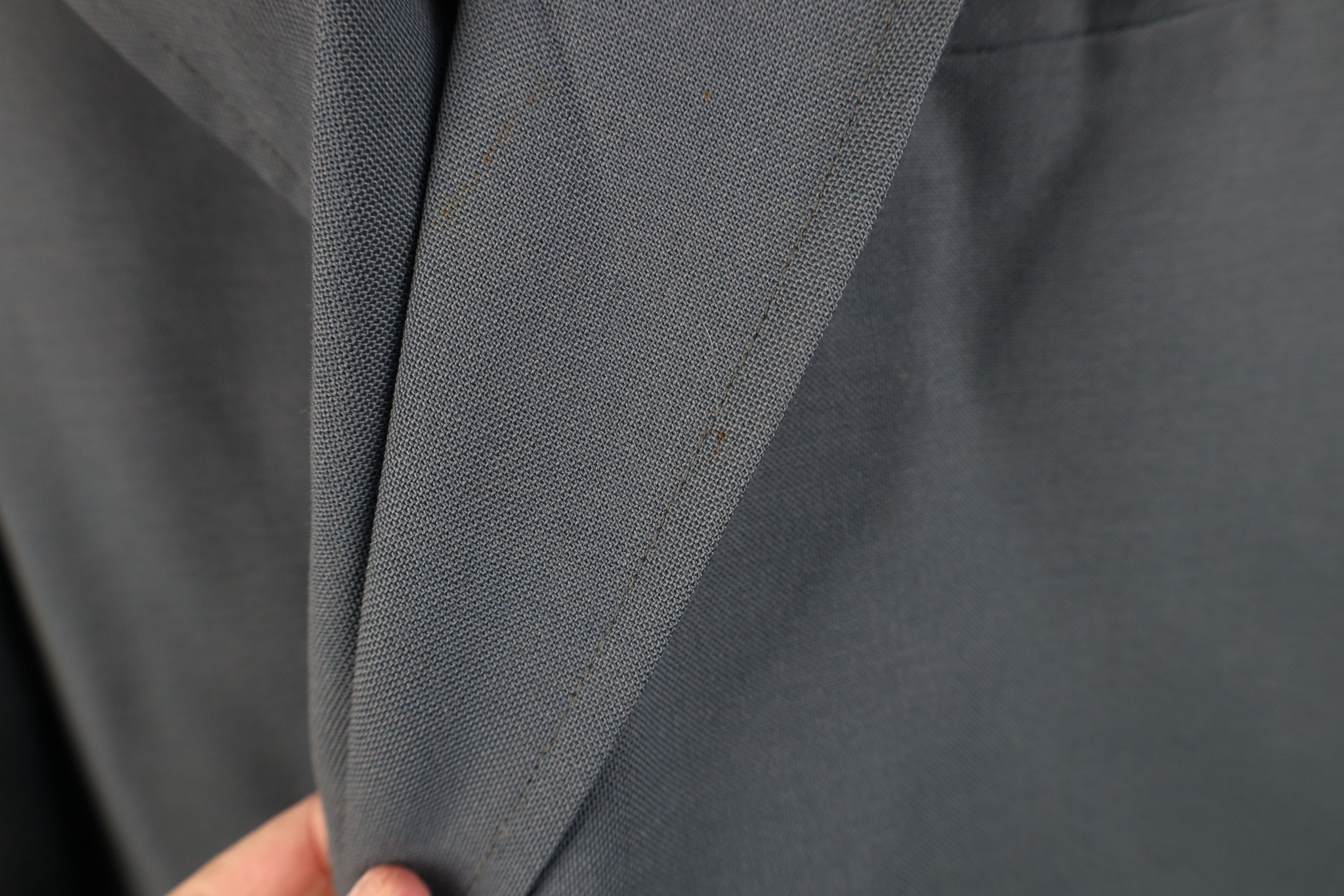 Vintage Vintage 70s Palm Beach Wool Suit Coat Blazer Jacket Blue USA Size US XXL / EU 58 / 5 - 4 Thumbnail