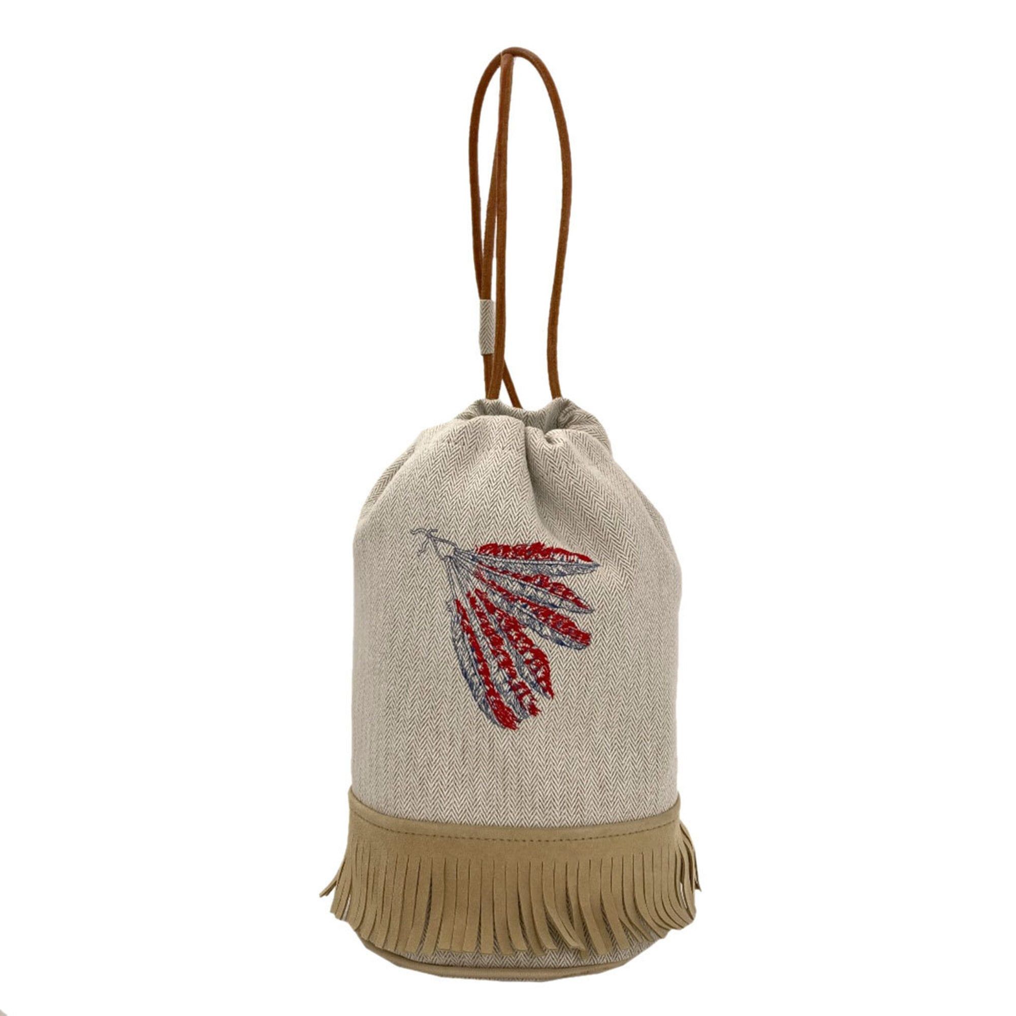 Hermes Hermes Tipi Shoulder Bag, Canvas, Women's Size ONE SIZE - 1 Thumbnail