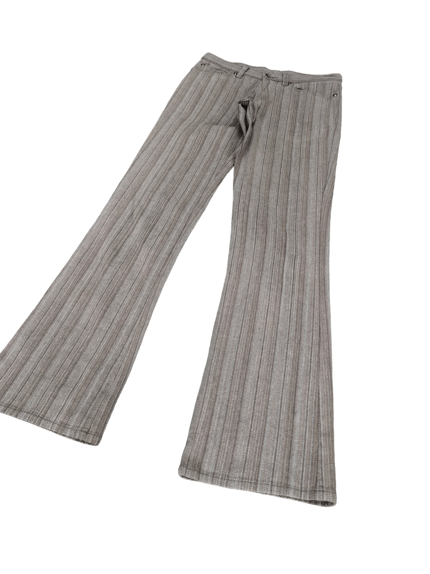 semanticdesign Flare Pants Semantic Design Hbt Boot Cut Y2k Goa Style Size US 27 - 1 Thumbnail