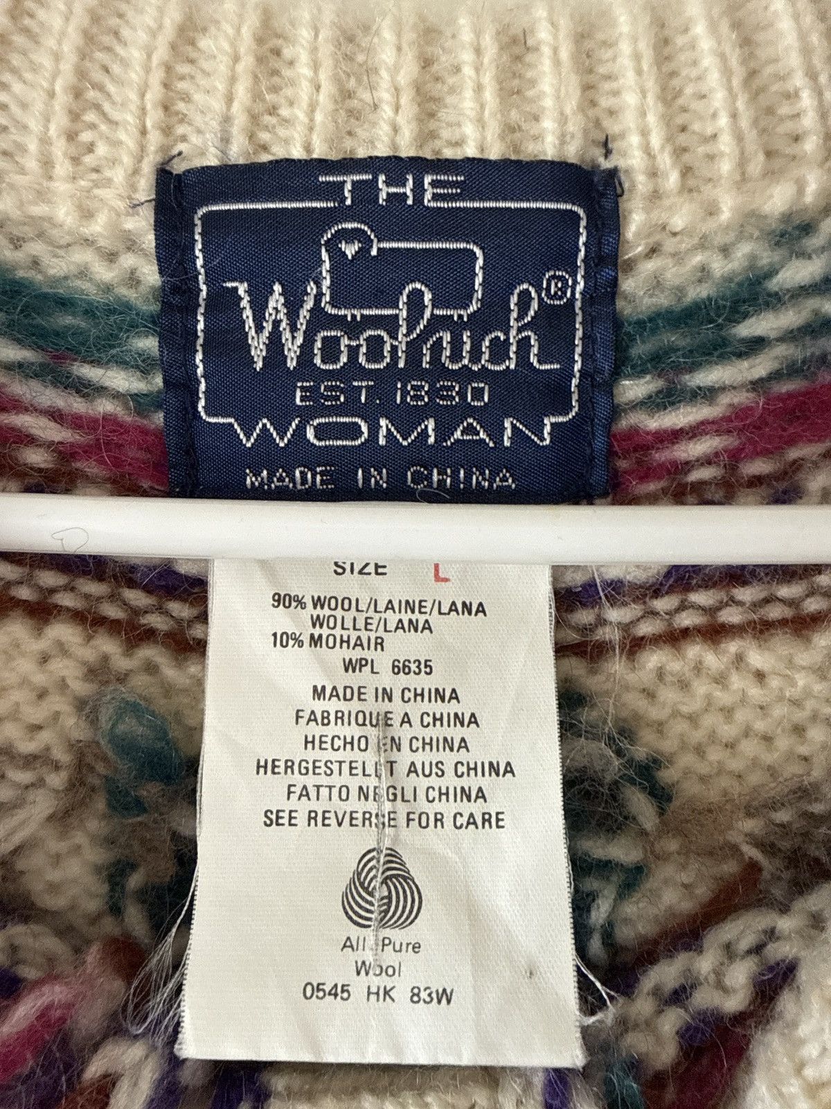 Woolrich Woolen Mills 80s Vintage Woolrich Sweater Size US L / EU 52-54 / 3 - 5 Thumbnail