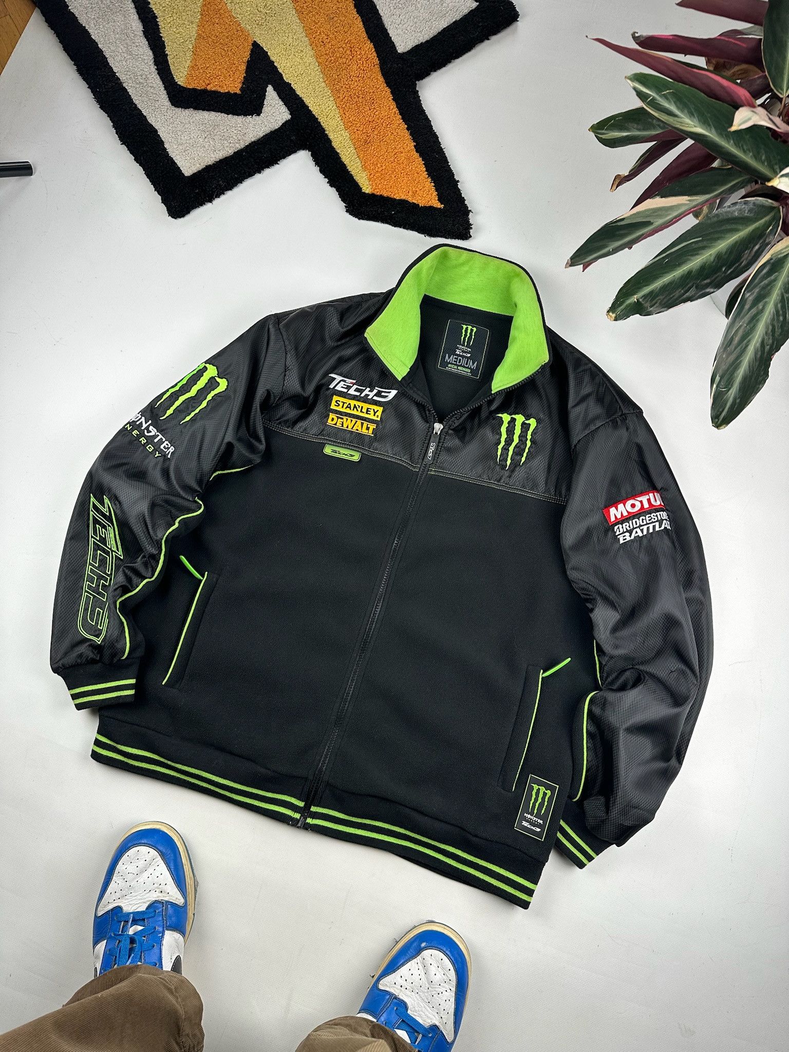 Formula 1 Vintage Monster Energy Drink Racing Fleece Y2K Size US M / EU 48-50 / 2 - 8 Thumbnail