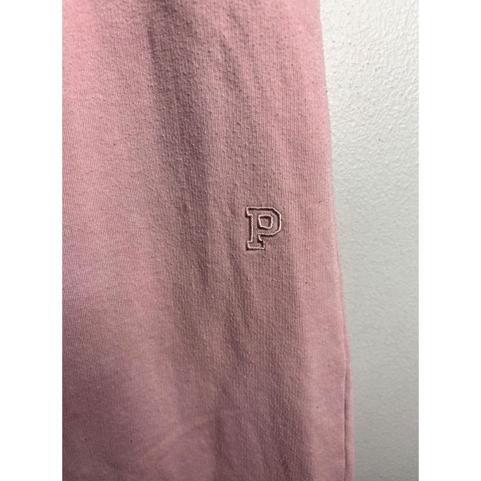 Pinko PINK Victoria's Secret Sweatpants Womens Medium Pink Tie Dye Wide-Leg Lounge Size 32" / US 10 / IT 46 - 2 Thumbnail