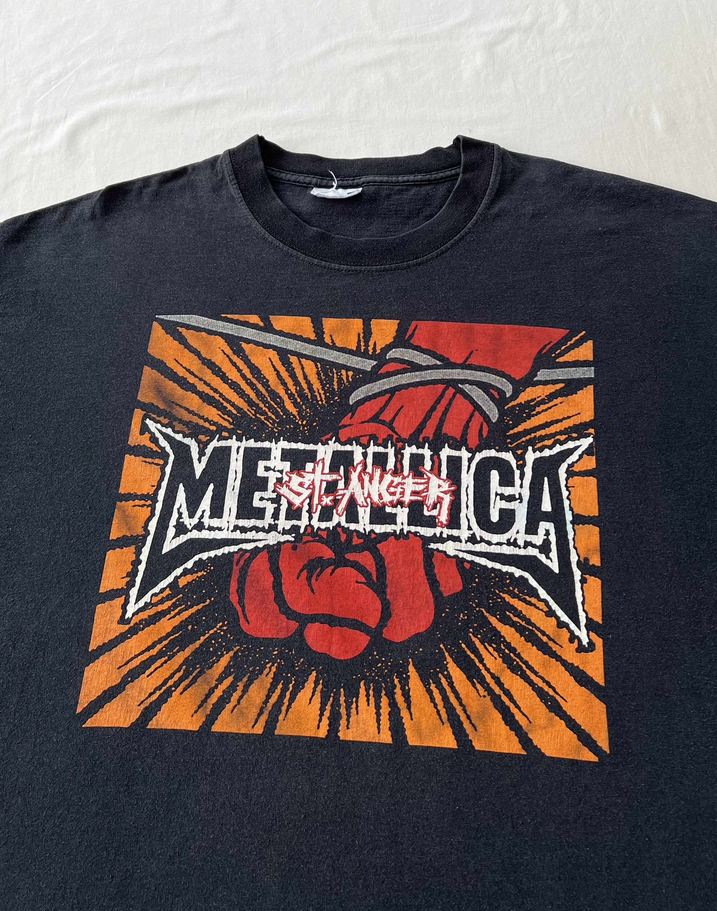 Band Tees Vintage 2000s Metallica St. Anger Tour Black T-shirt Size US L / EU 52-54 / 3 - 3 Thumbnail