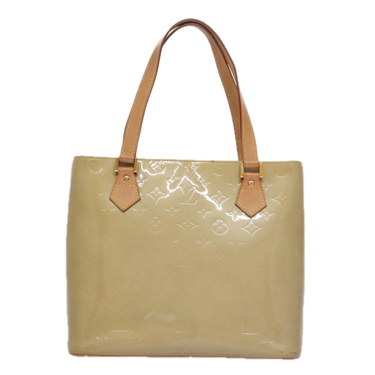 Louis Vuitton Houston Beige Patent Leather Handbag (Pre-Owned) Size ONE SIZE - 1 Thumbnail