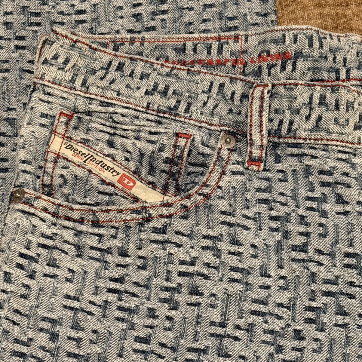 Diesel Diesel 1995 Monogram Jeans Glenn Martens Slim Straight Size US 33 - 5 Thumbnail