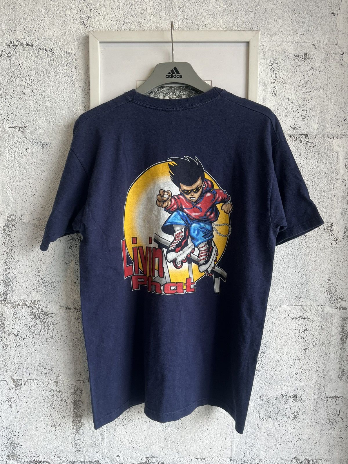 Vintage Vintage Livin Phat Roller blade Skateboard Brand 90’s Tshirt Size US L / EU 52-54 / 3 - 2 Thumbnail