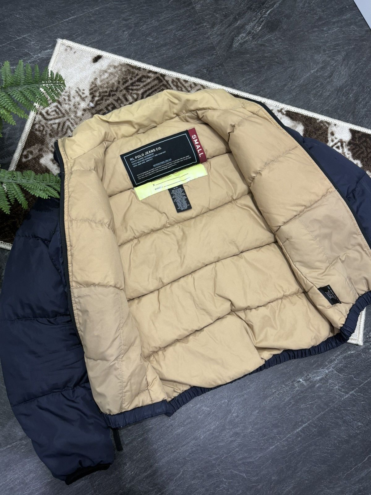 Ralph Lauren 00s Vintage Ralph Lauren Light Puffer Retro Down Jacket Rare Size US S / EU 44-46 / 1 - 7 Thumbnail
