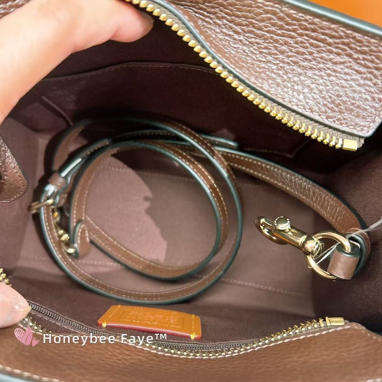 Coach Maggie Small Tote Bag CY668 Gold/Maple Size ONE SIZE - 7 Thumbnail