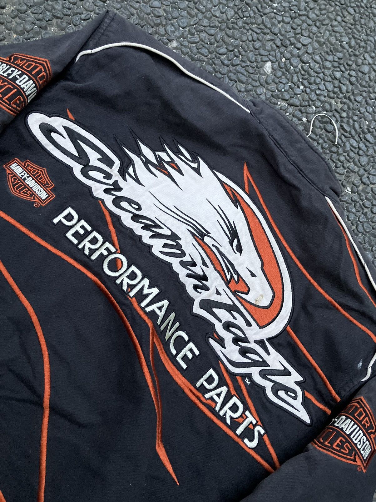 Harley Davidson × Vintage Y2k Harley Davidson Screamin’ Eagle Race Jacket Size US L / EU 52-54 / 3 - 2 Thumbnail