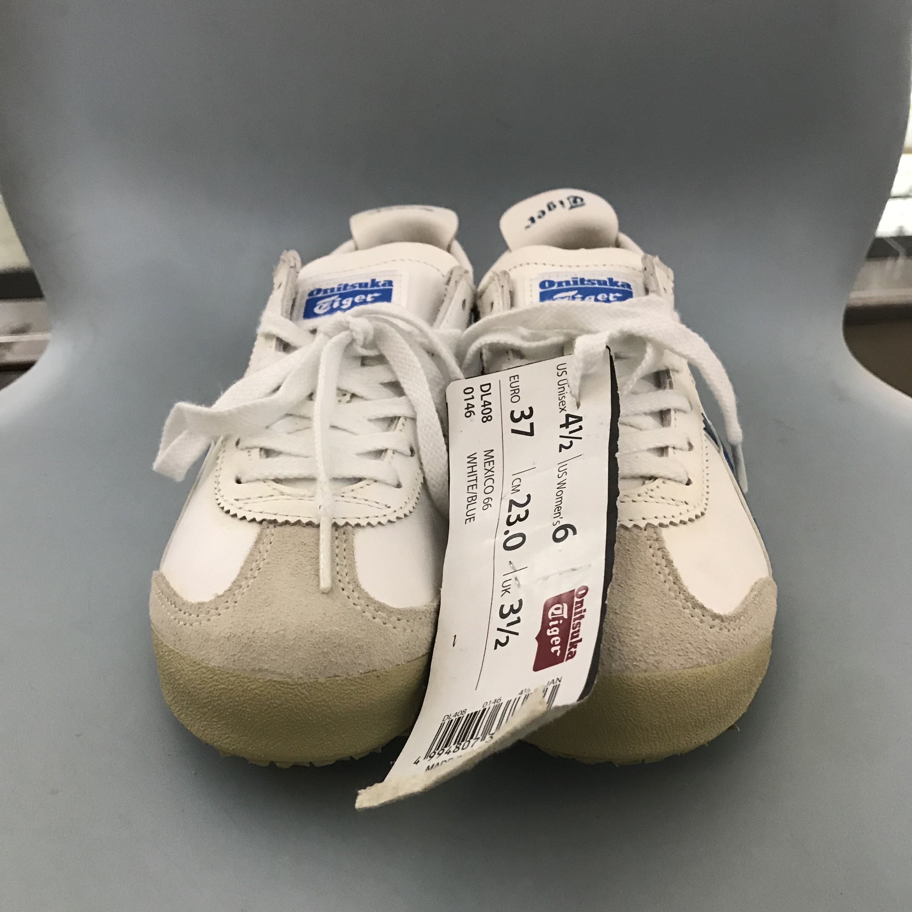 Onitsuka Tiger Onitsuka Tiger MEXICO 66 White Blue French Stripe Size US 5 / EU 37 - 11 Thumbnail