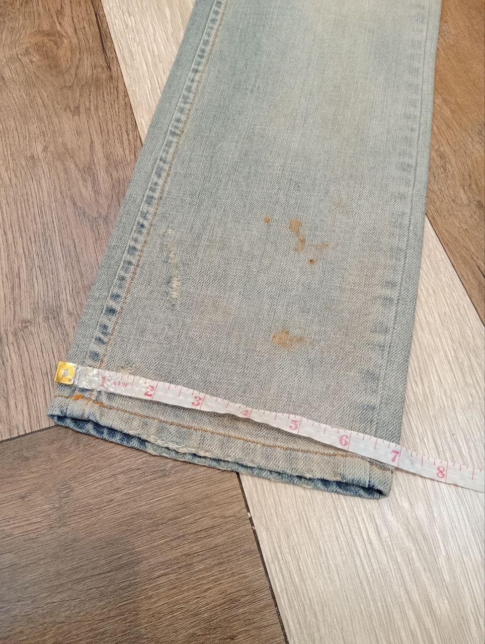 John Galliano JOHN GALLIANO BLUE DISTRESSED DENIM JEANS - SIZE 32 Size US 32 / EU 48 - 23 Thumbnail