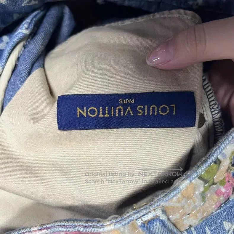 Louis Vuitton Louis Vuitton Floral Print Flared Denim Jeans. Size US 30 / EU 46 - 4 Thumbnail
