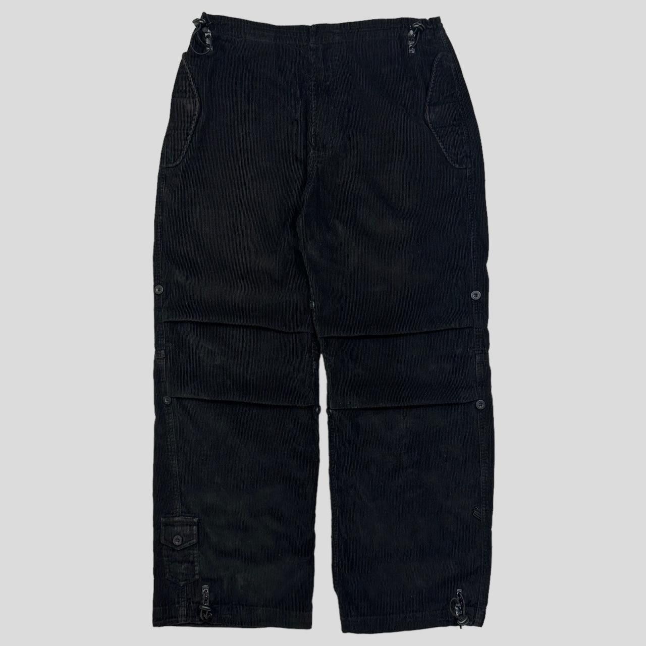 image of Maharishi 00’S Corduroy Baggy Stash Pocket Snopants - M in Black, Men's (Size 34)